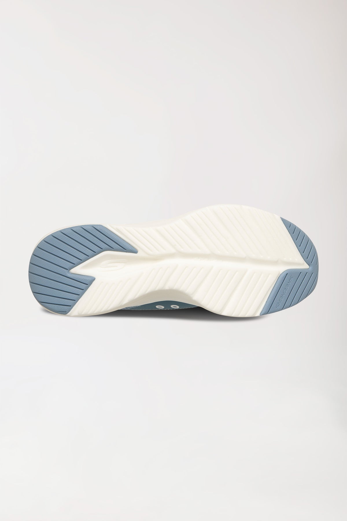 Dames sneaker-SKECHERS Slip-ins-wit/lichtblauw