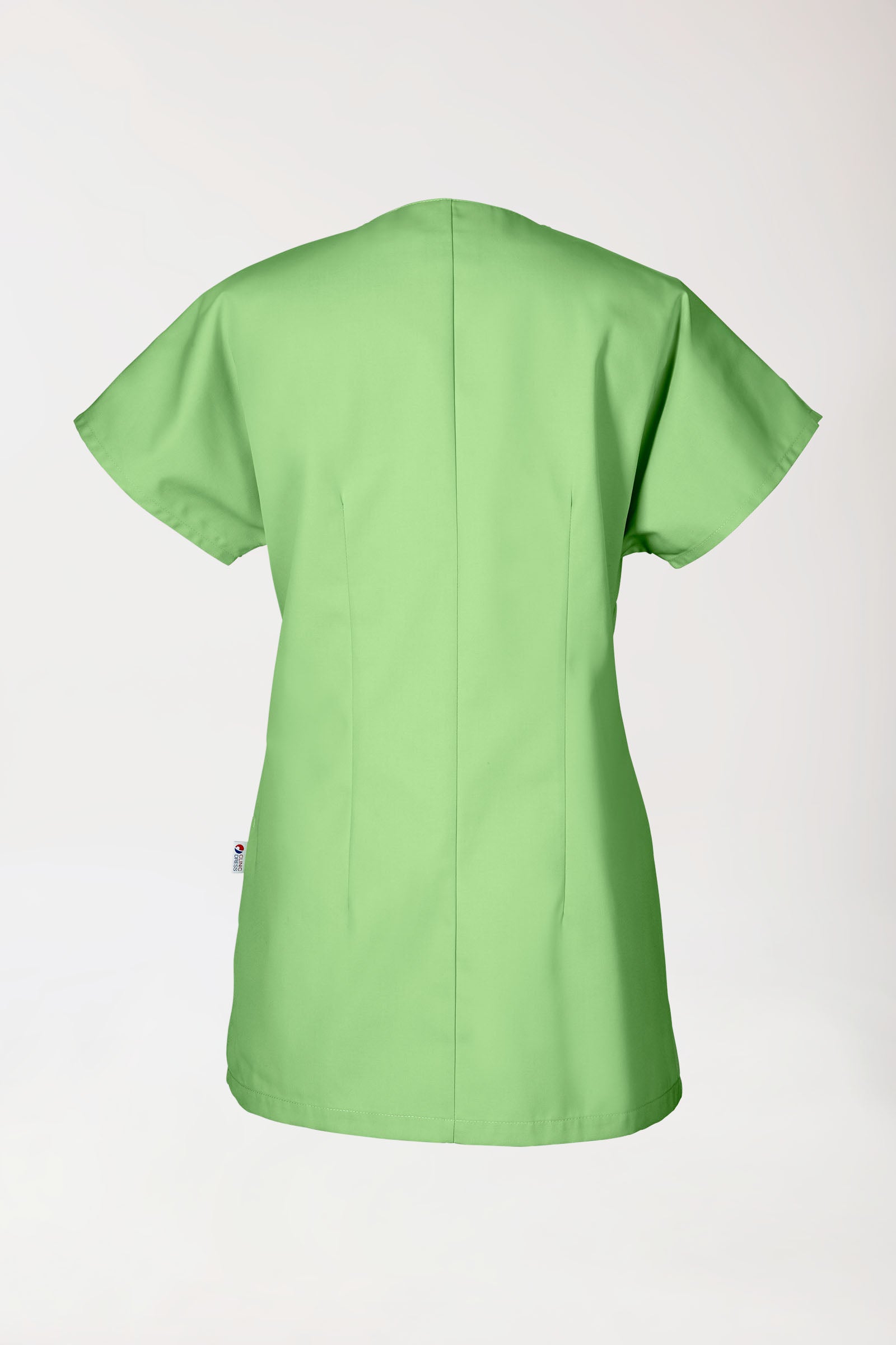 JUST STRONG tuniek dames - doorknoopsluiting appelgroen