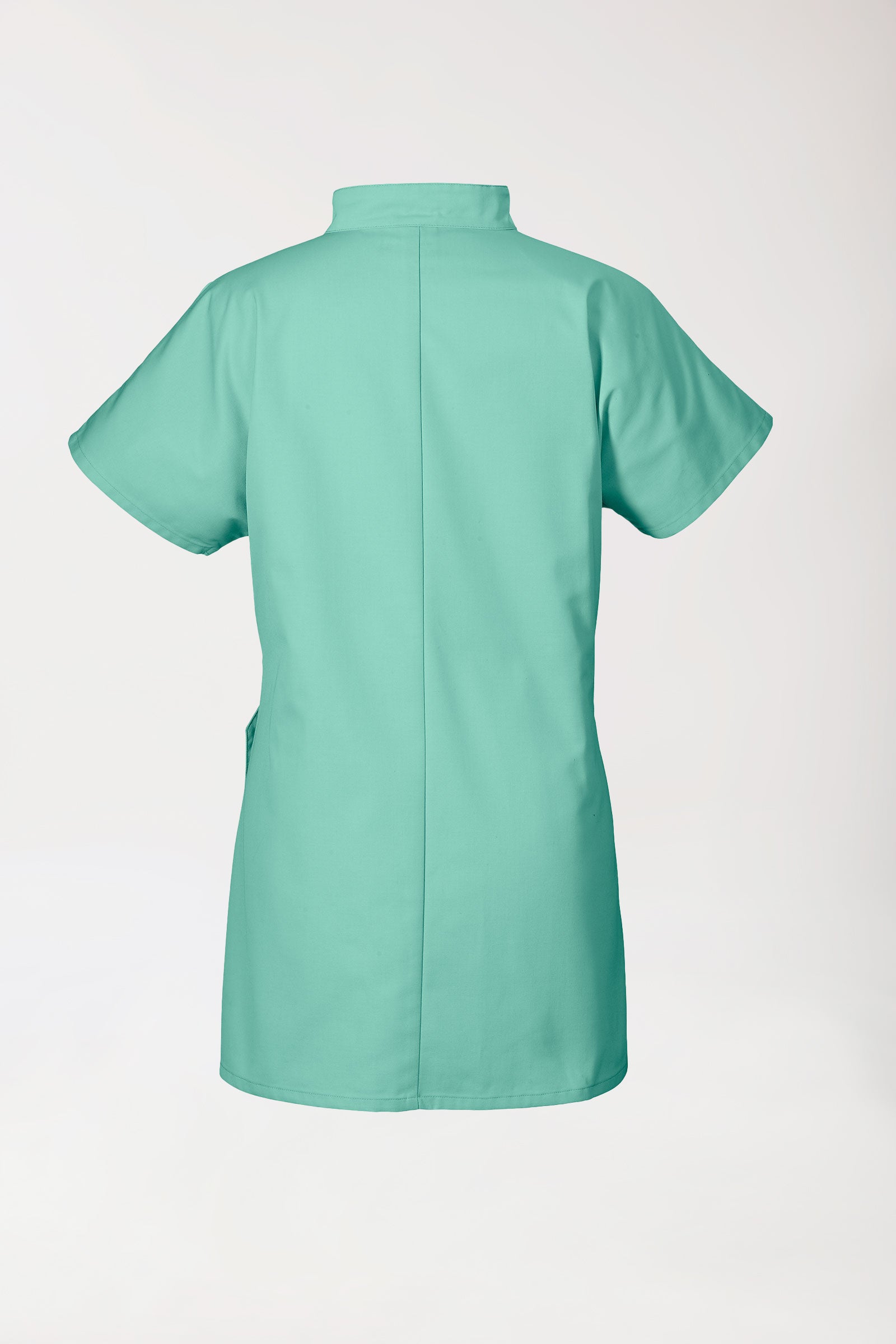JUST STRONG tuniek dames - drukknoopsluiting aqua green