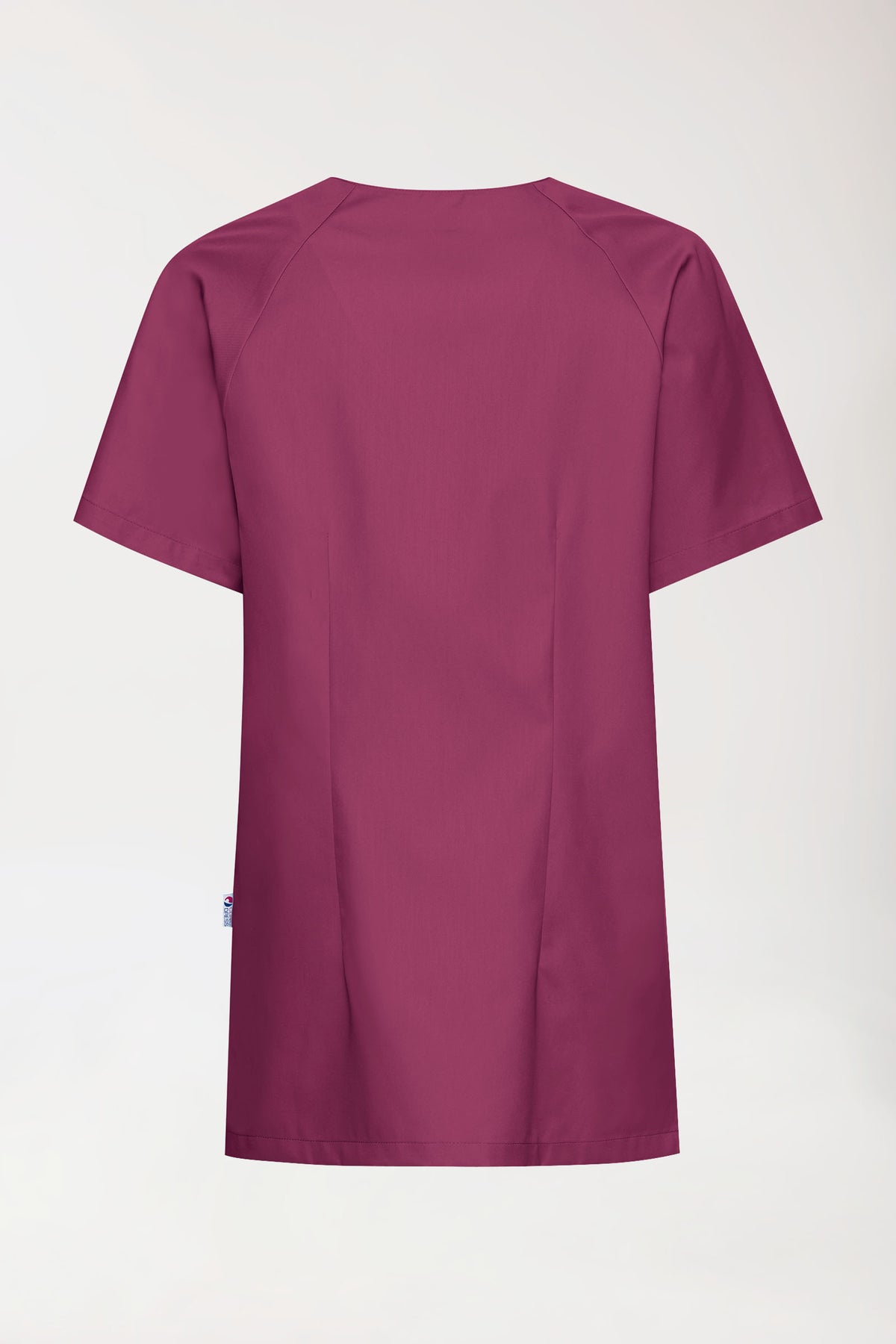 CORE tuniek dames - doorknoopsluiting berry, Achterzijde view