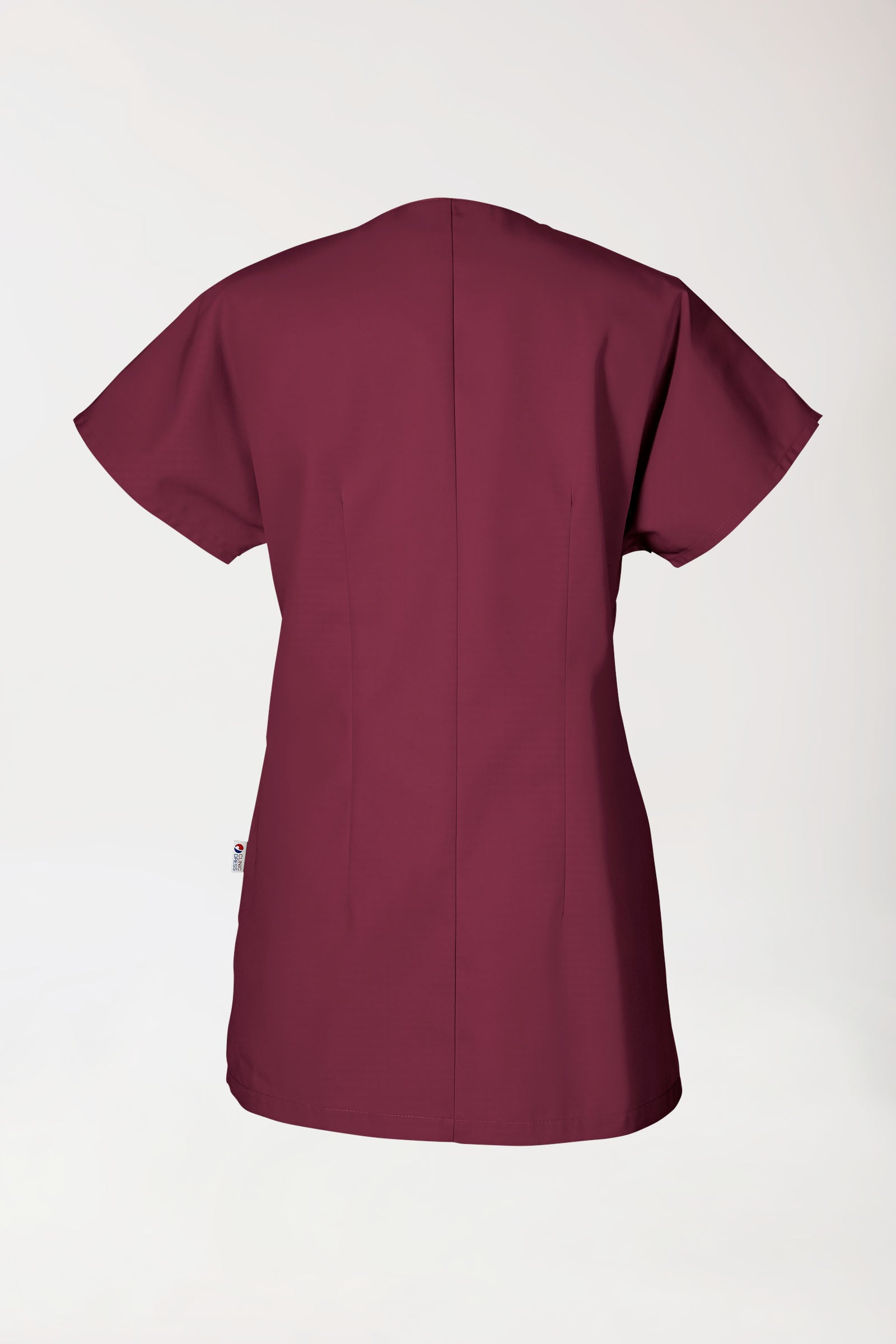 JUST STRONG tuniek dames - doorknoopsluiting bordeaux