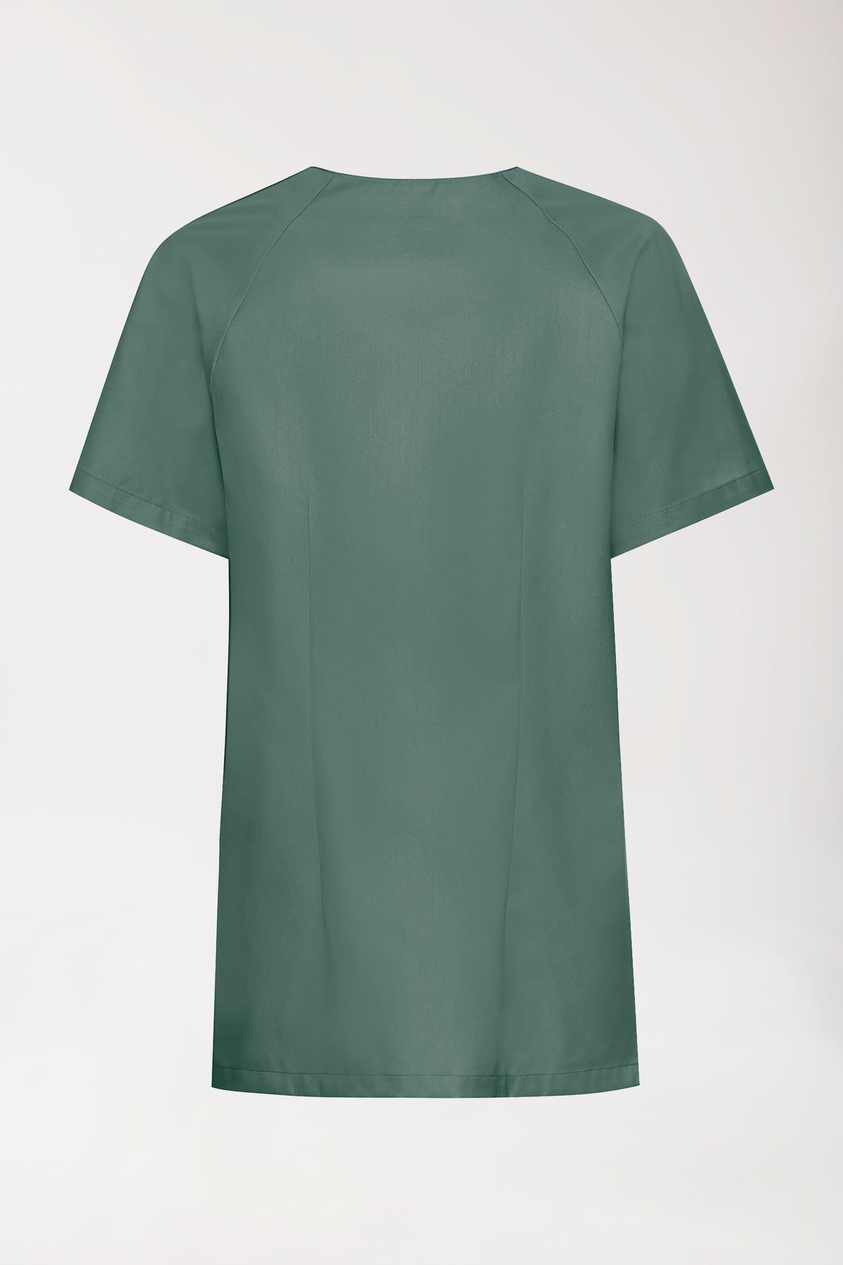 CORE tuniek dames - doorknoopsluiting donkergroen, Achterzijde view