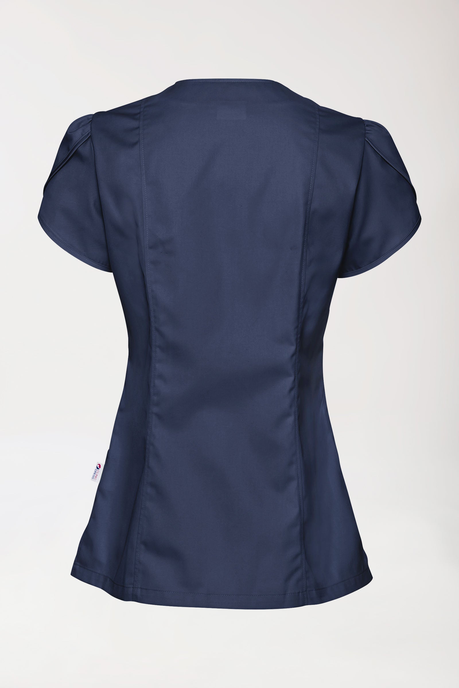 Beauty tuniek dames - met pofmouw navy