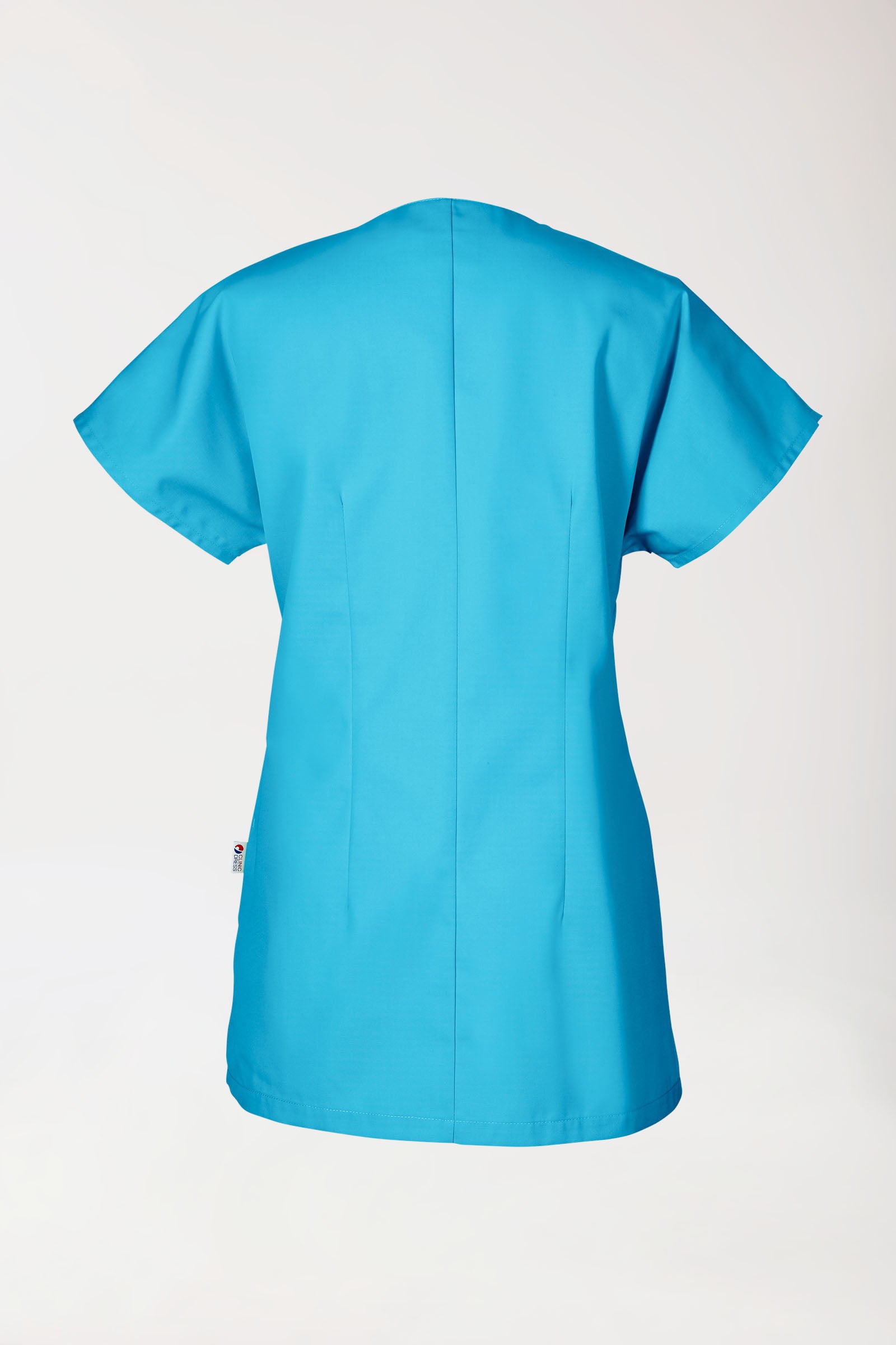 JUST STRONG tuniek dames - doorknoopsluiting turquoise