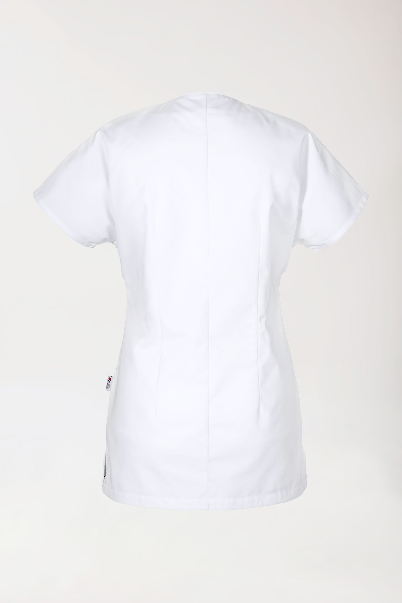 JUST STRONG tuniek dames - doorknoopsluiting wit