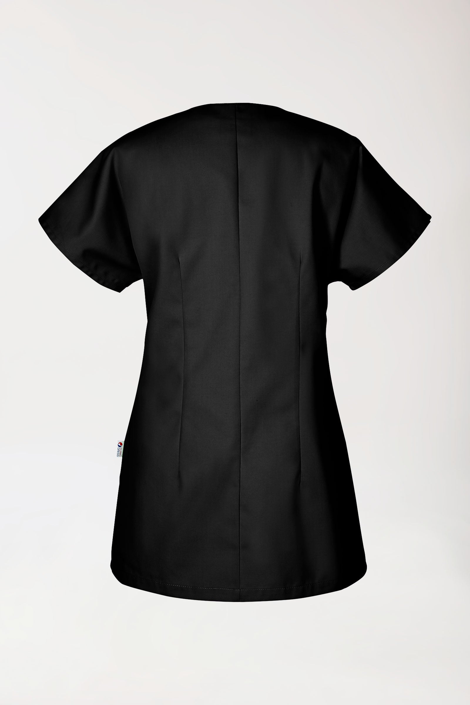 JUST STRONG tuniek dames - doorknoopsluiting zwart