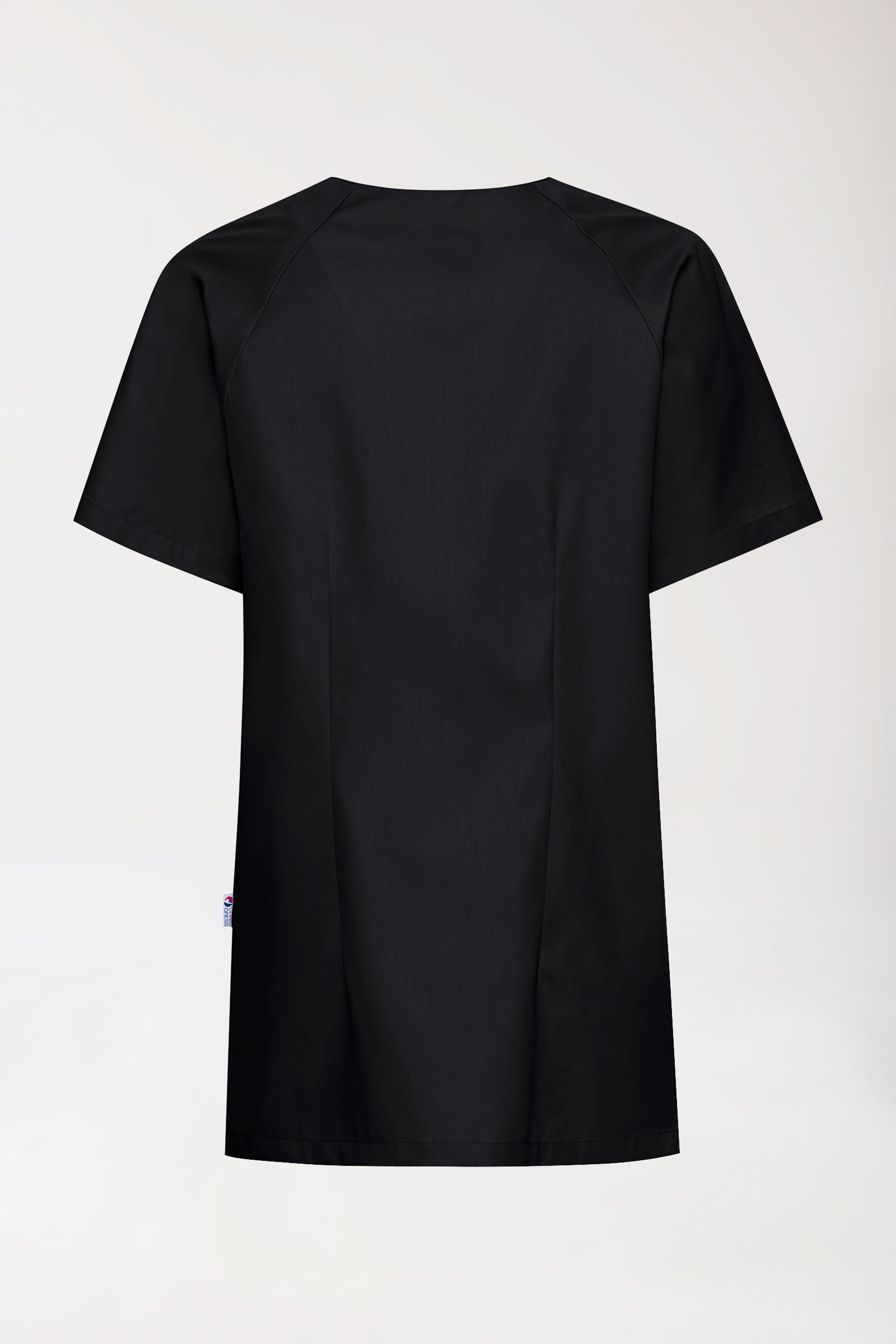 CORE tuniek dames - doorknoopsluiting zwart