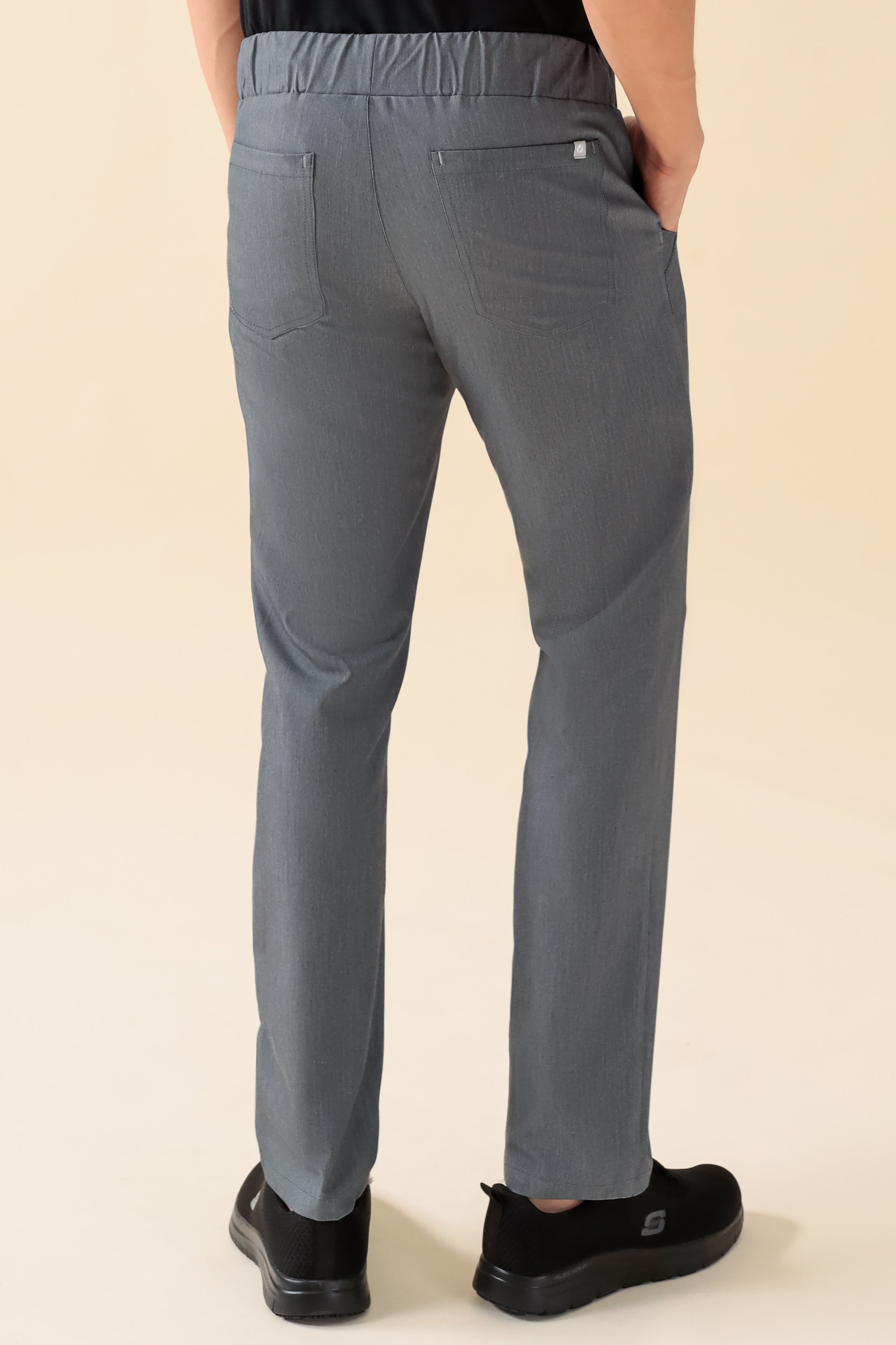 KAERE broek heren - zonder beenzak grijs melange