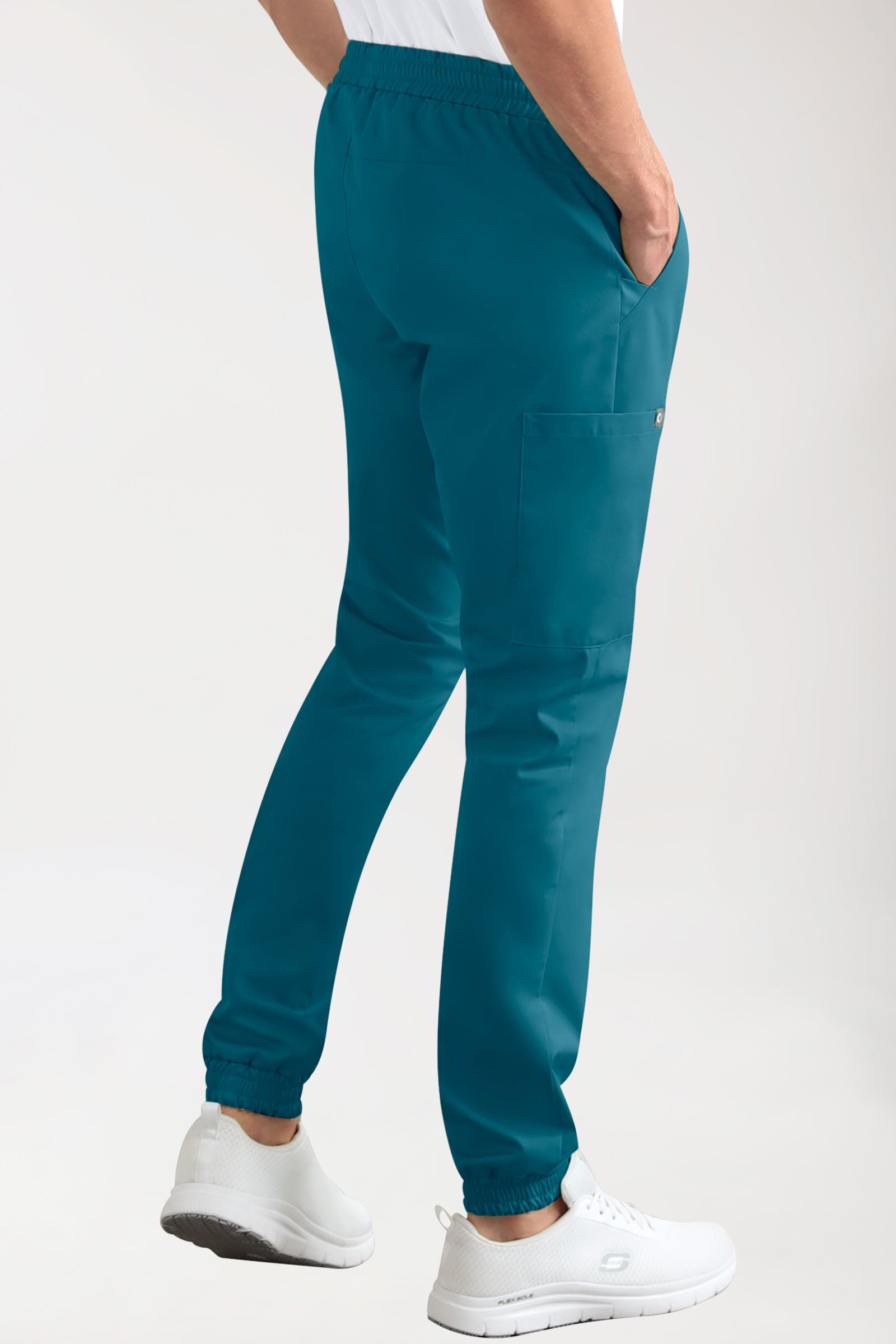 CORE cargo broek heren- joggingbroek style petrol