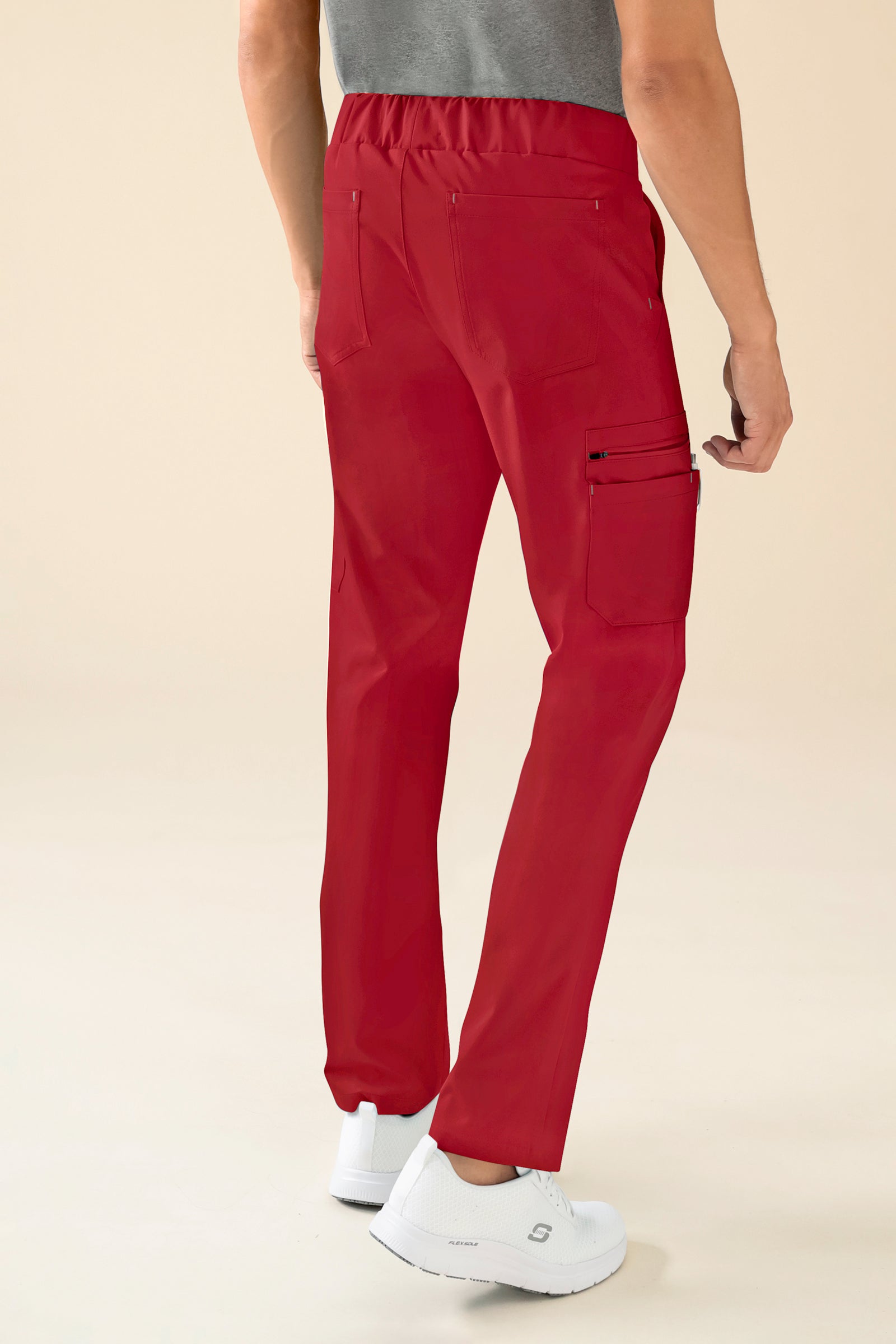 KAERE broek heren - met beenzak rood