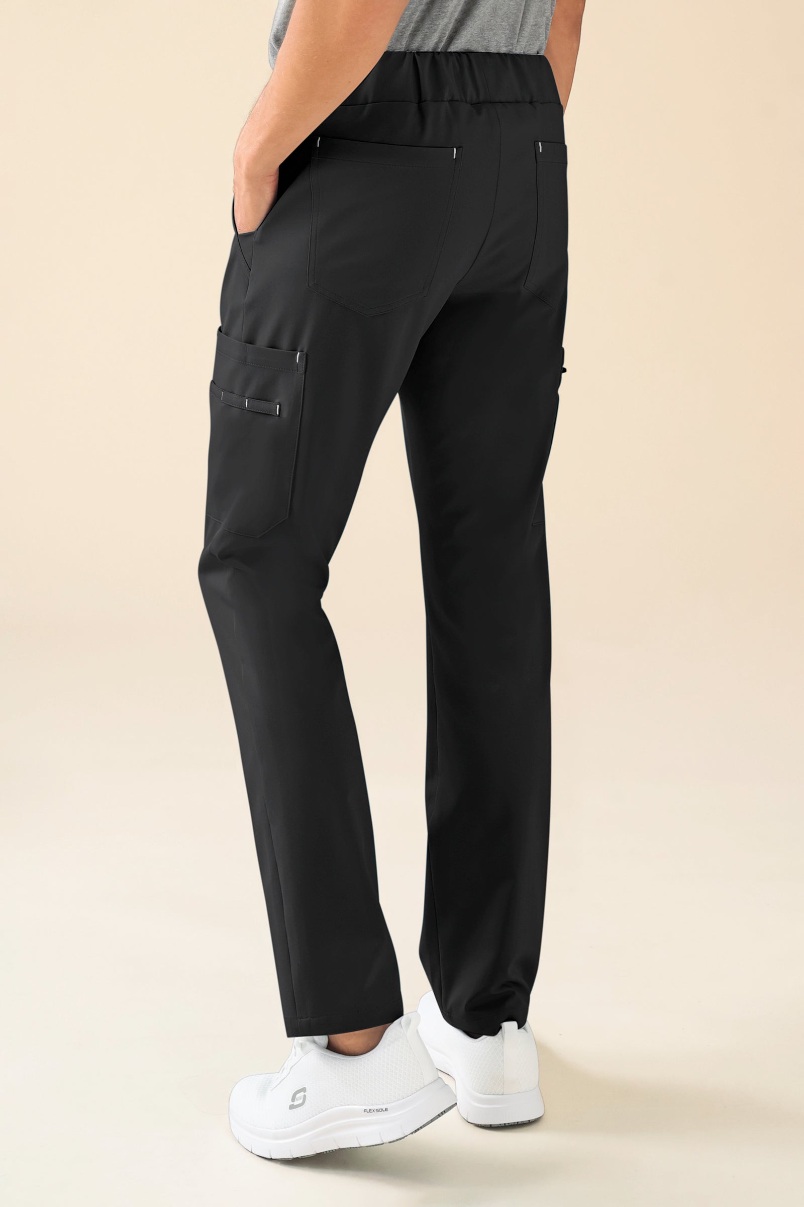 KAERE broek heren - met beenzak zwart