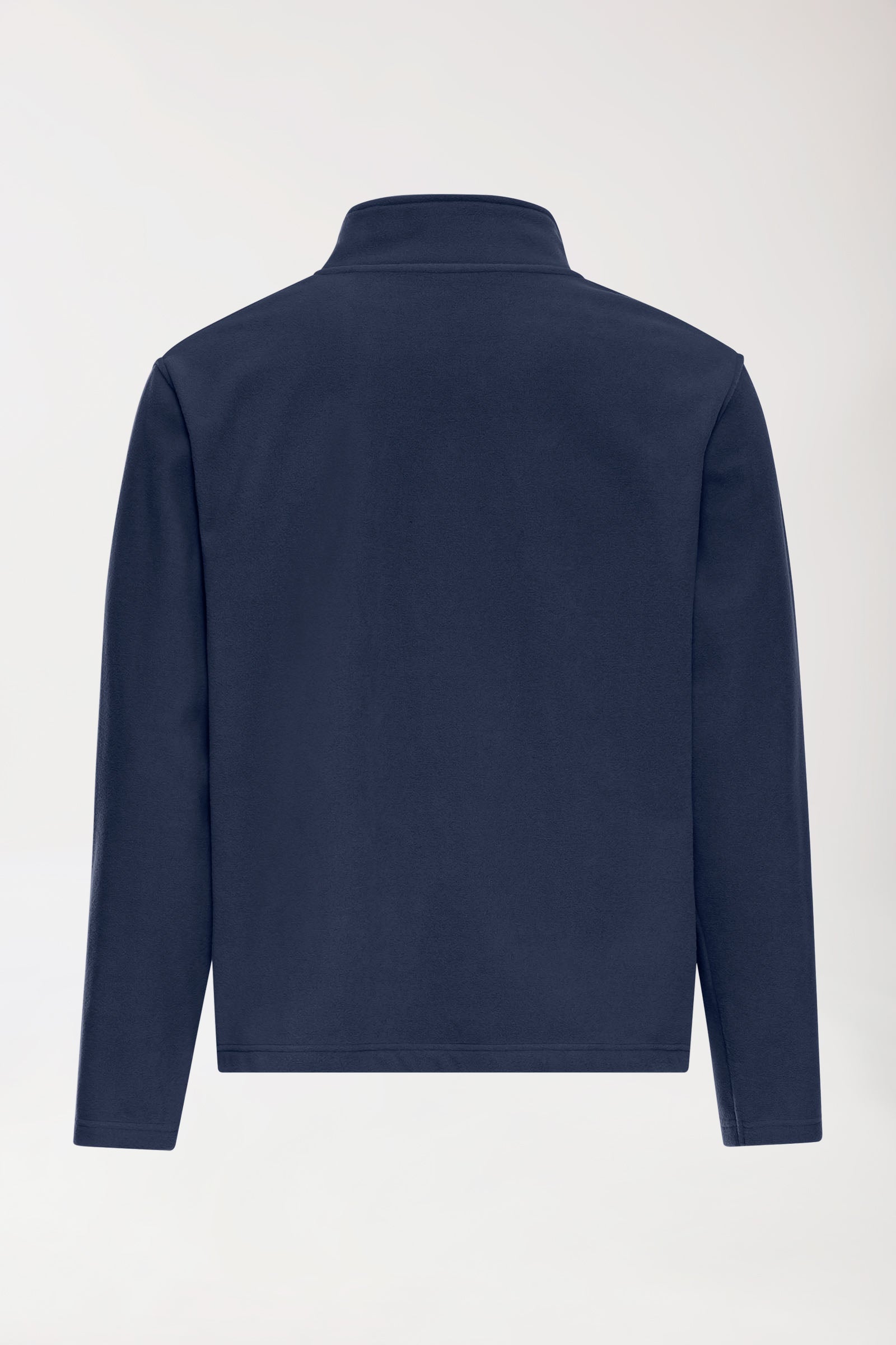 Fleecejas heren - opstaande kraag nacht blauw