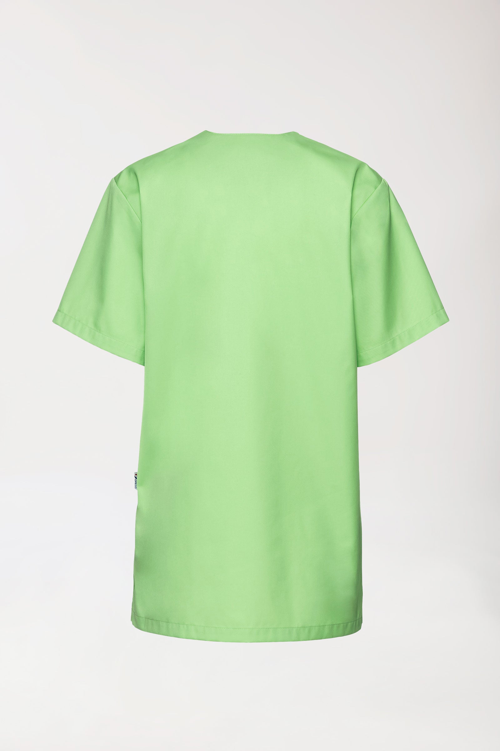 GREEN oversteektuniek heren - V-hals appelgroen