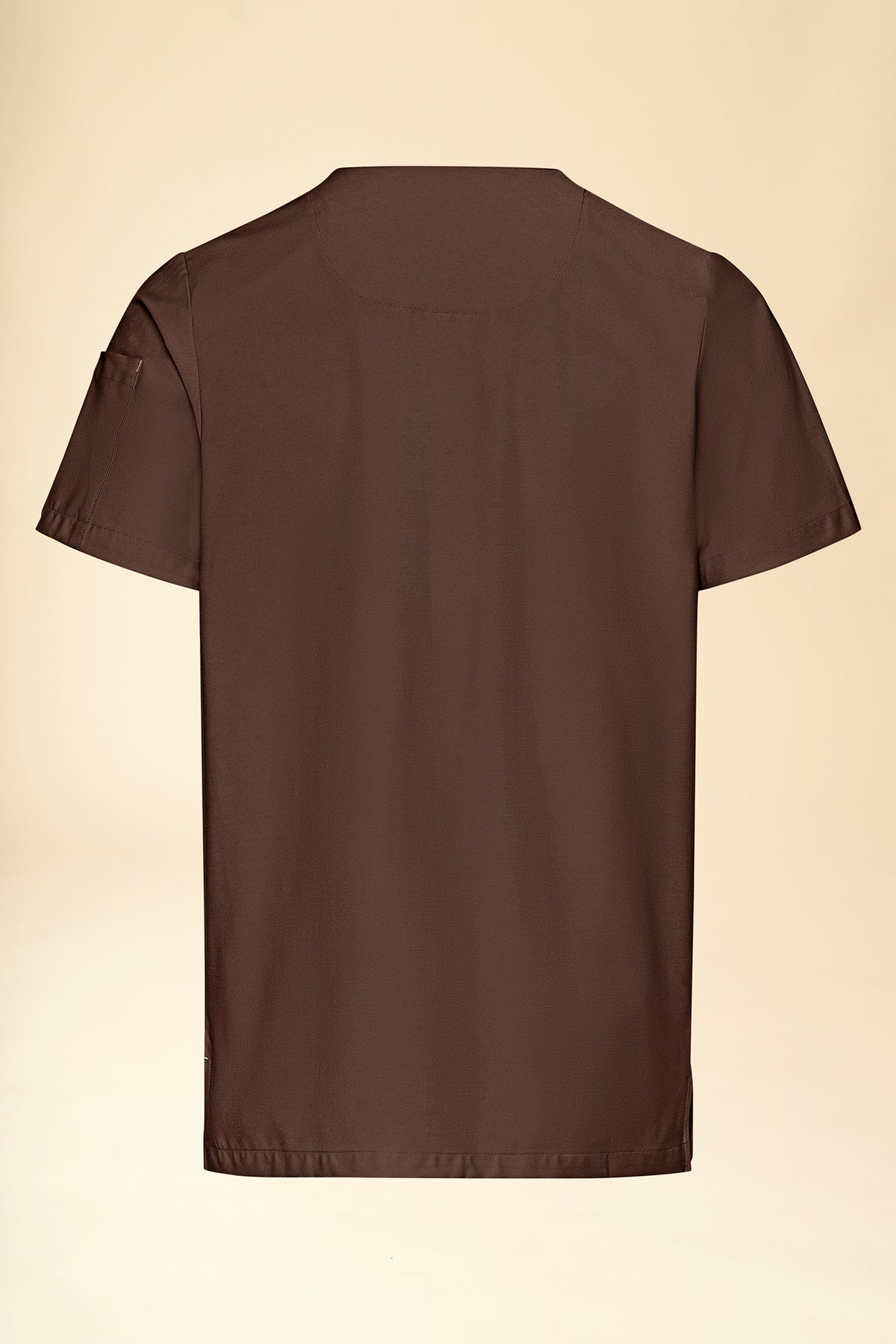 KAERE oversteektuniek heren - V-hals coffee