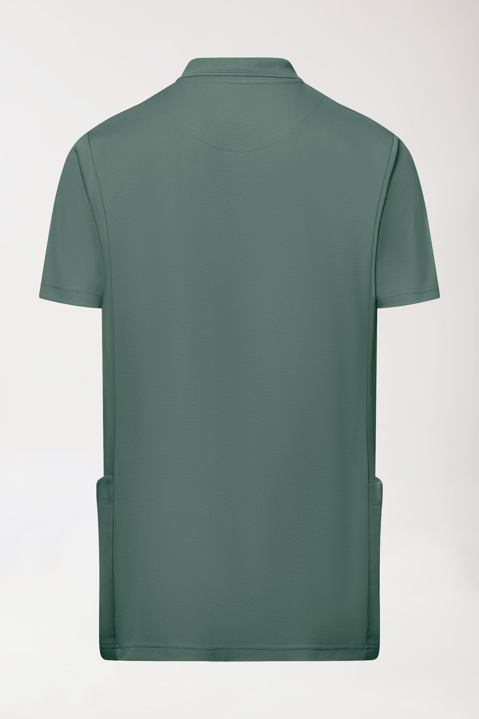 COMFY FLEX Stretch oversteektuniek heren - polokraag donkergroen