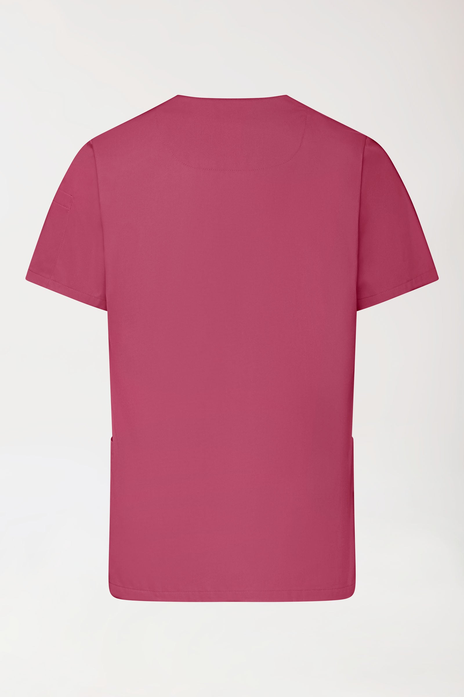 GREEN Stretch oversteektuniek heren - V-hals oud rose
