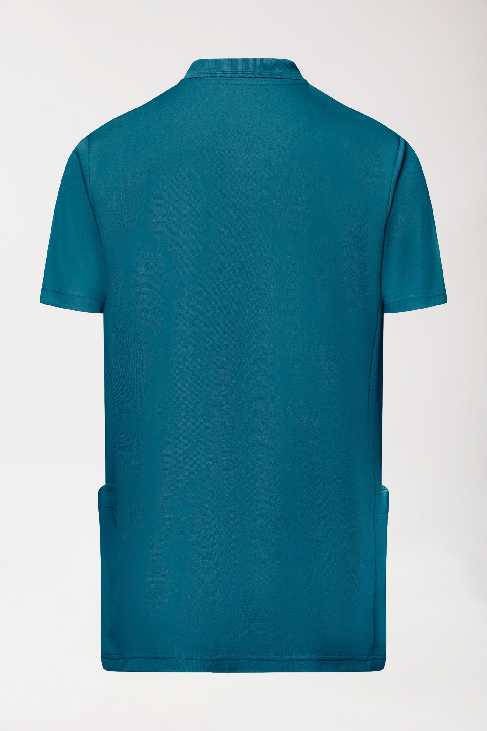 COMFY FLEX Stretch oversteektuniek heren - polokraag petrol