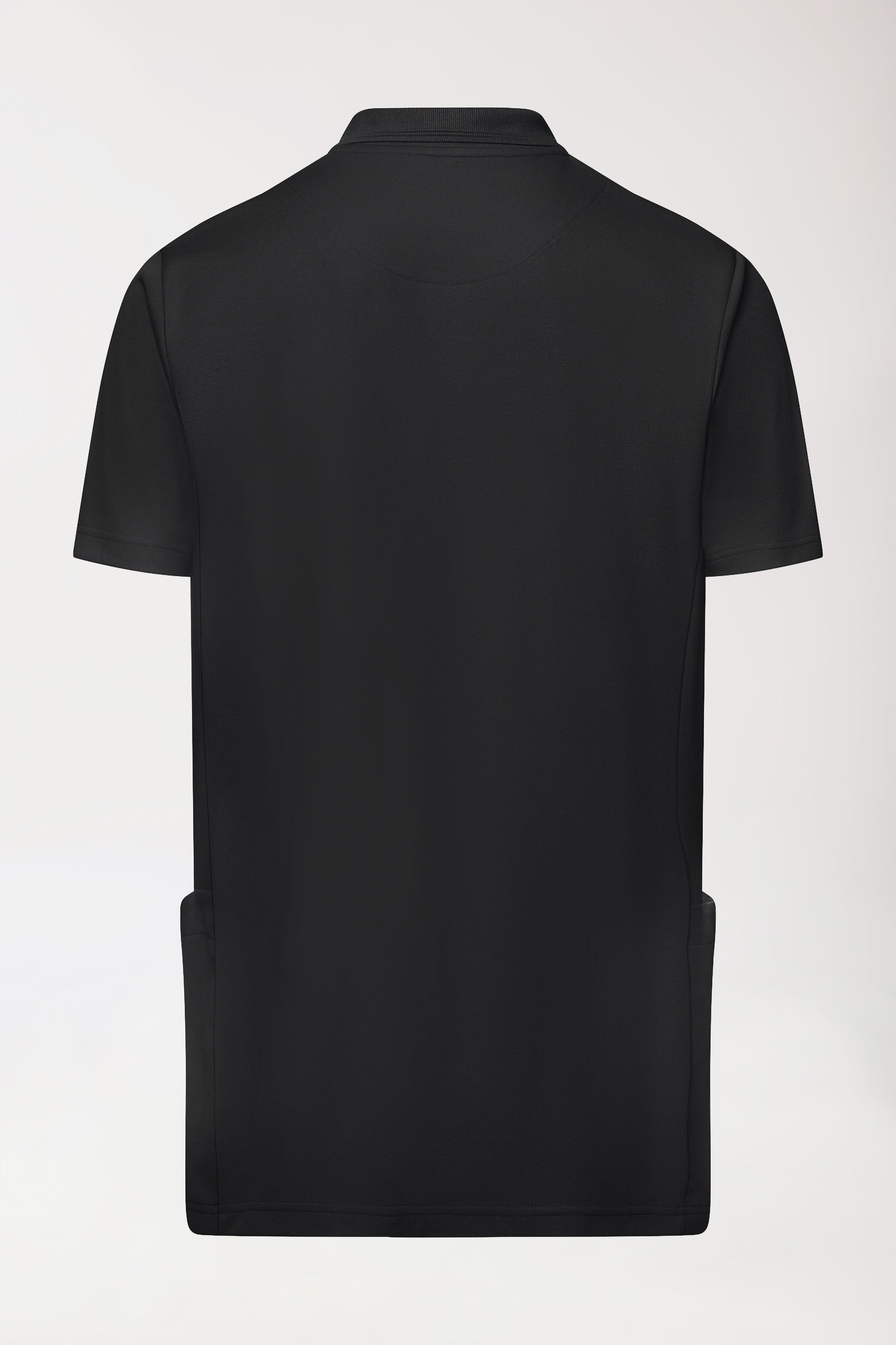 COMFY FLEX Stretch oversteektuniek heren - polokraag zwart