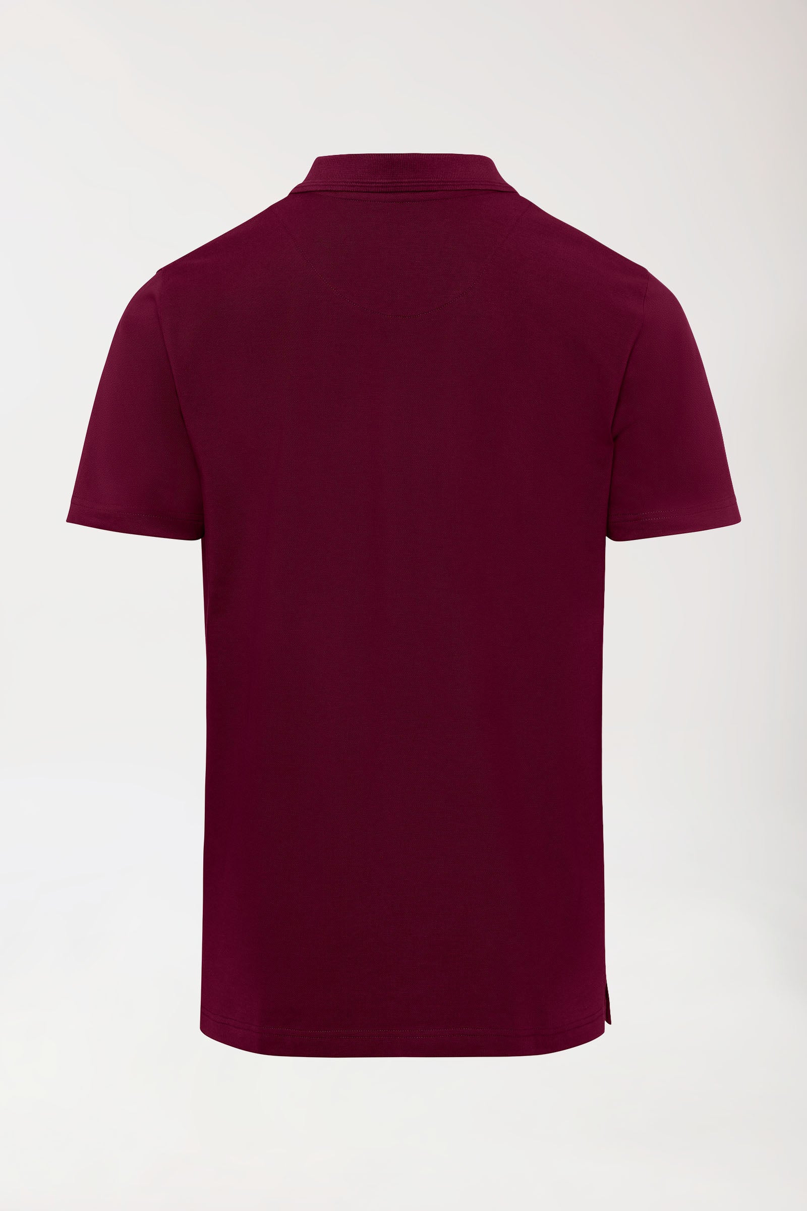 COMFY FLEX stretch shirt heren - polokraag bordeaux