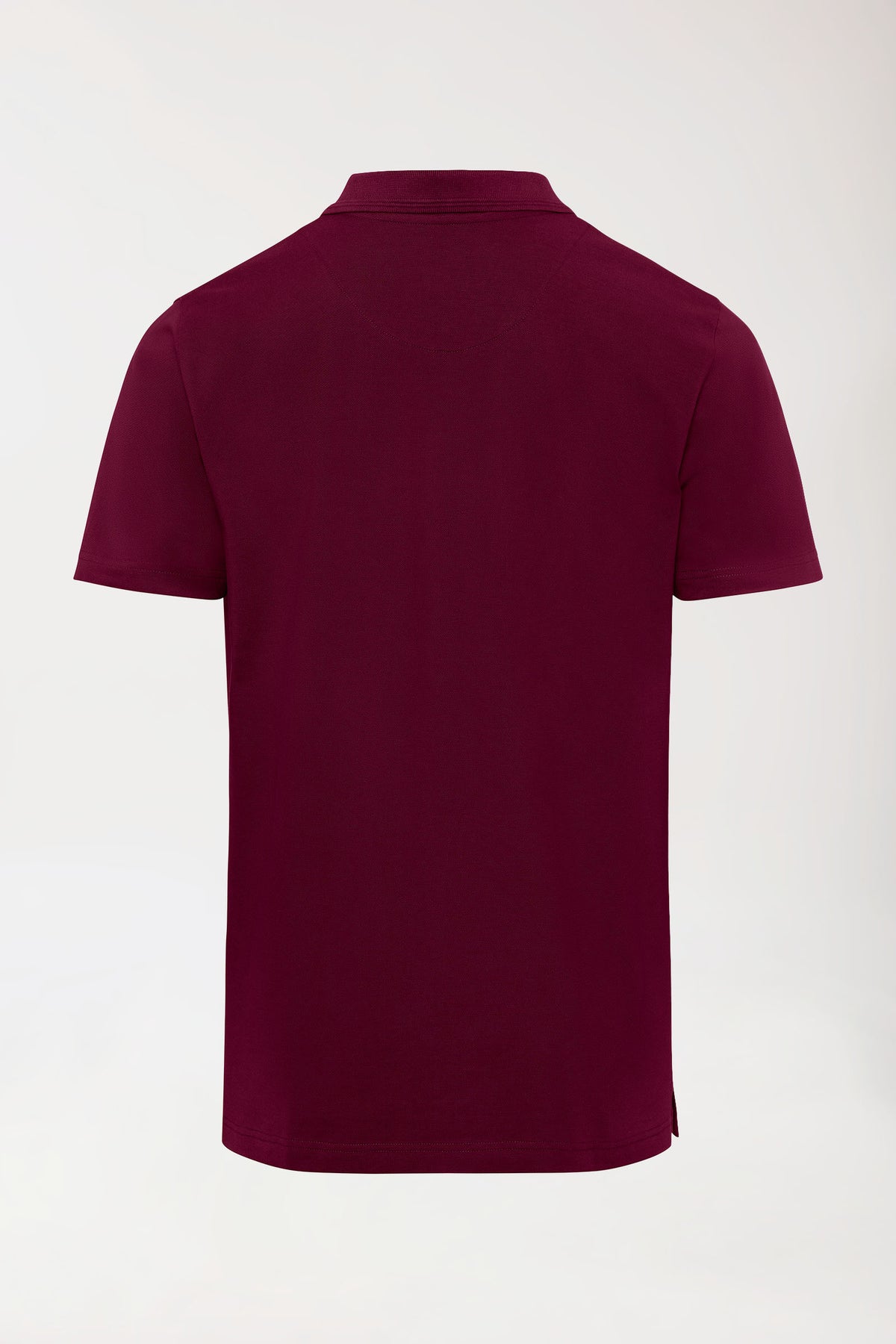 COMFY FLEX stretch shirt heren - polokraag bordeaux