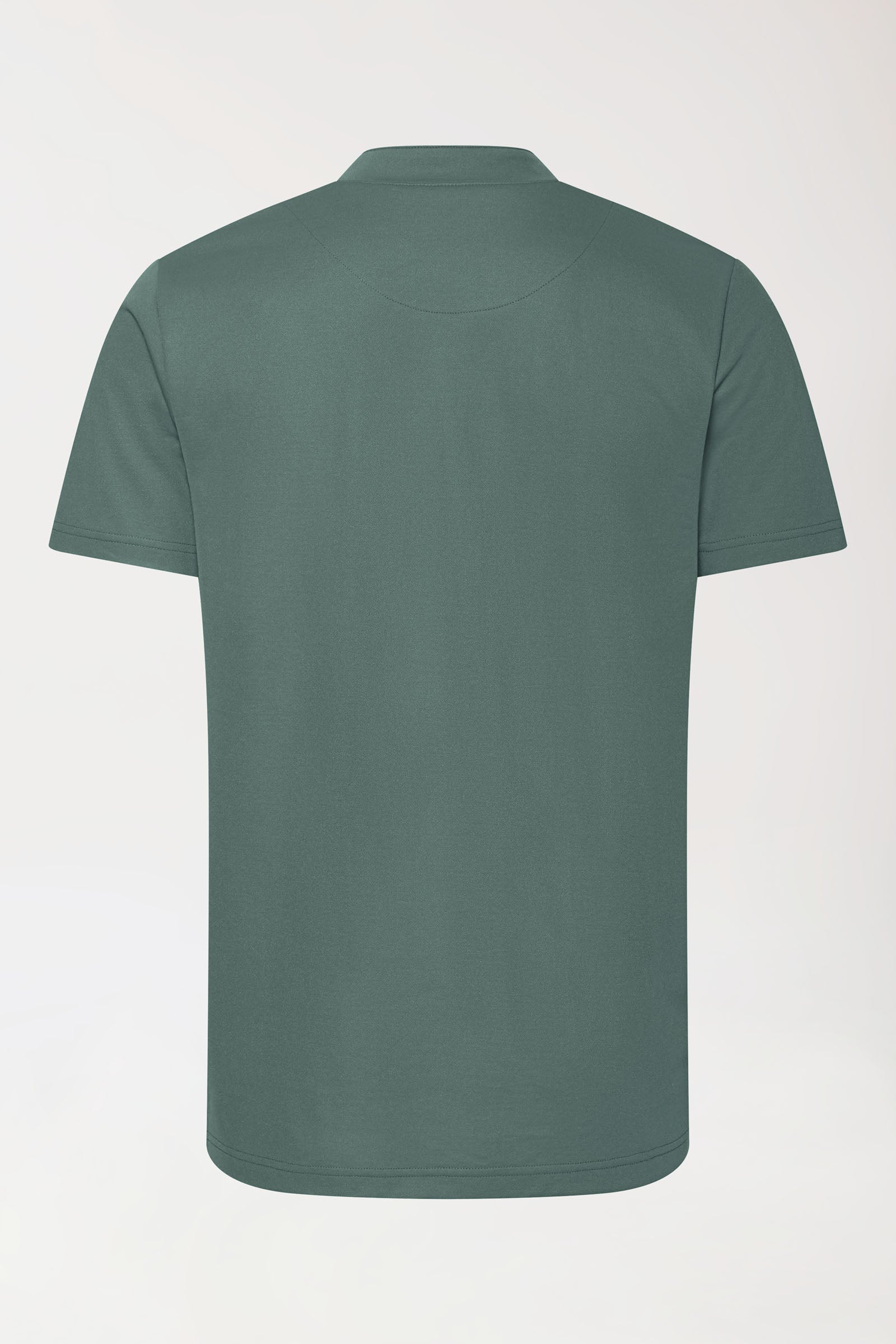 COMFY FLEX stretch shirt heren - opstaande kraag donkergroen