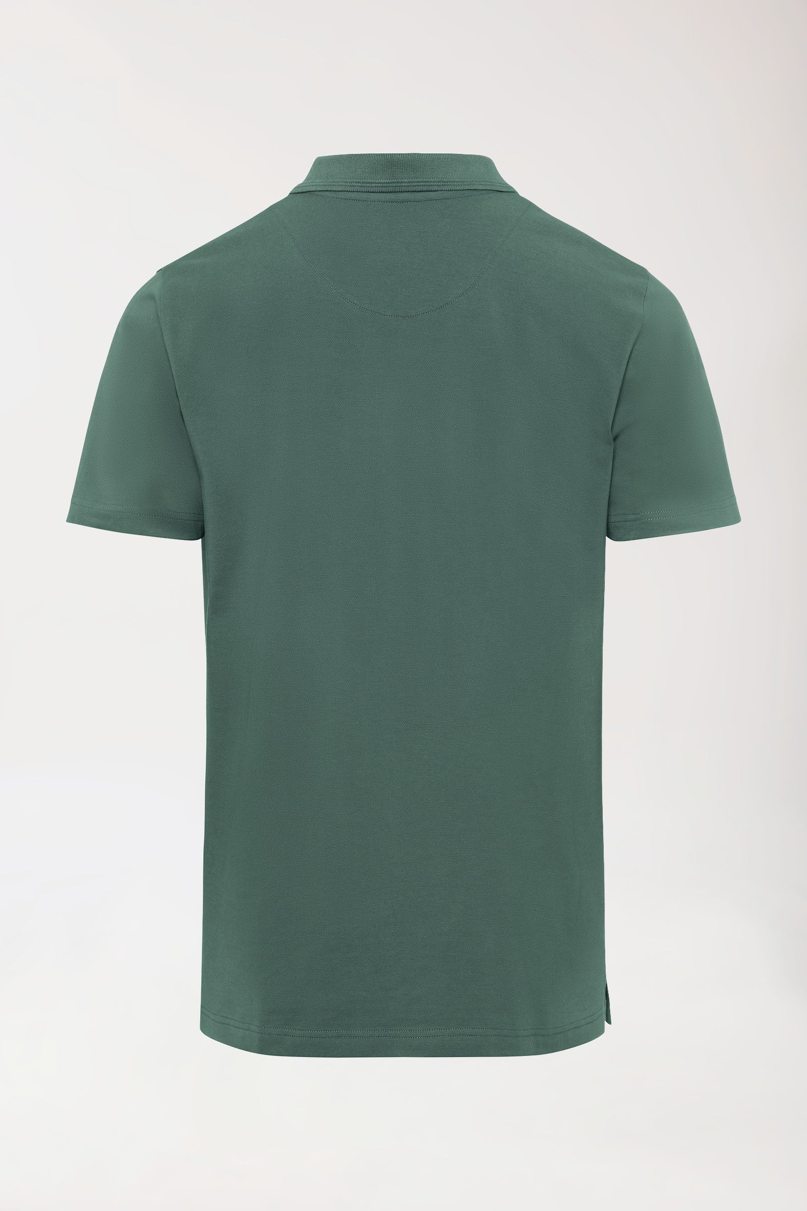 COMFY FLEX stretch shirt heren - polokraag donkergroen