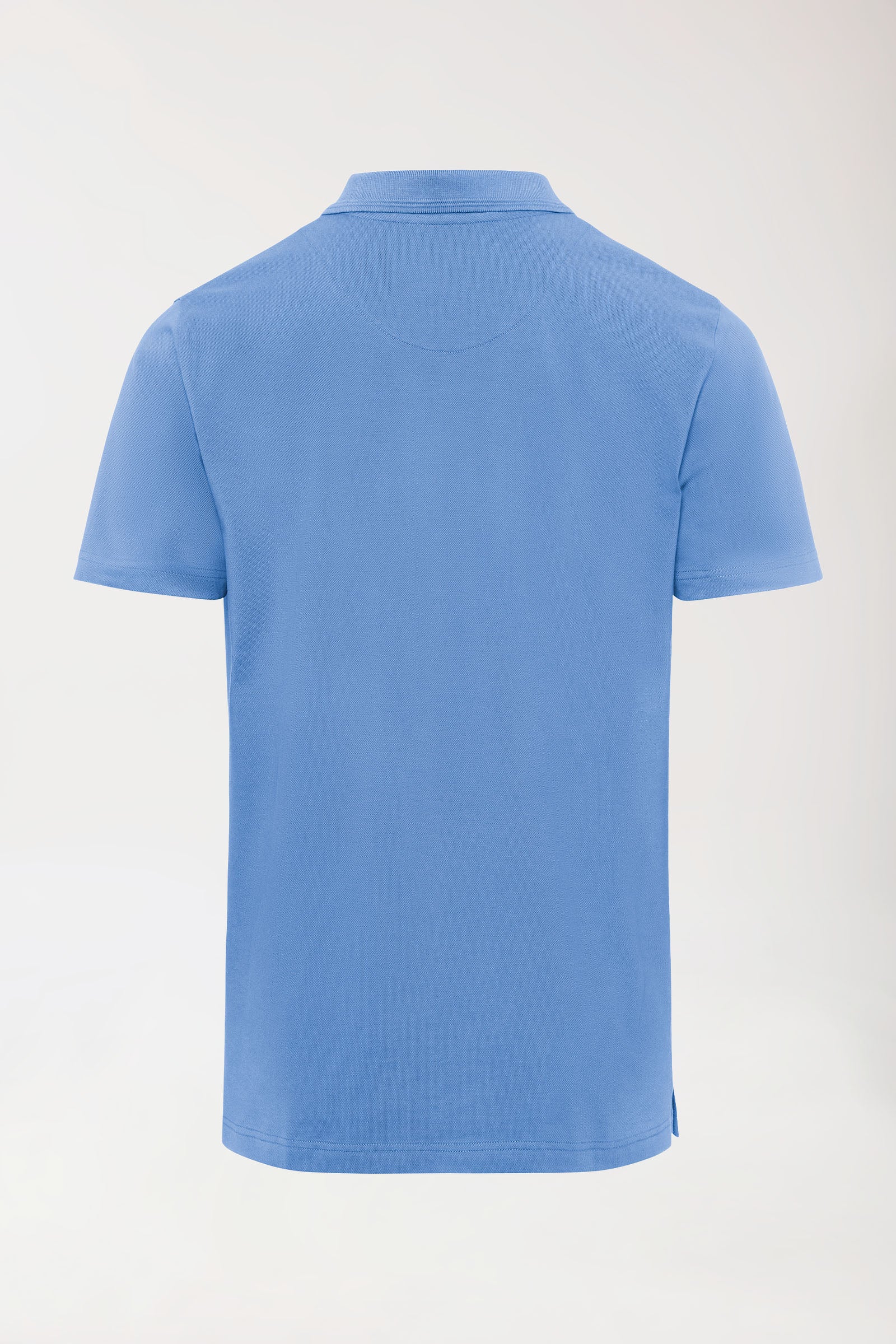 COMFY FLEX stretch shirt heren - polokraag hemelsblauw