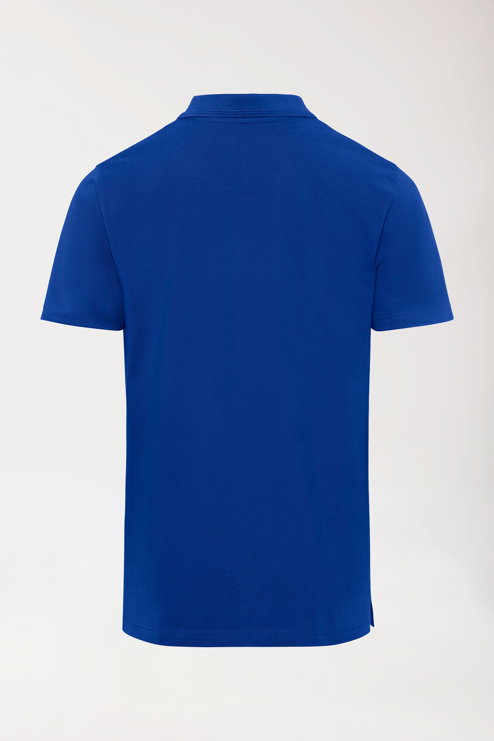 COMFY FLEX stretch shirt heren - polokraag koningsblauw