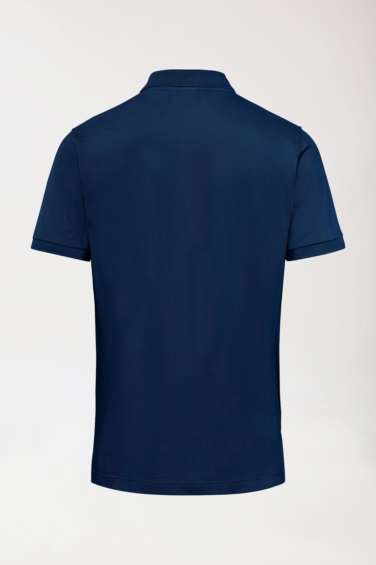 Stretch shirt heren - polokraag navy