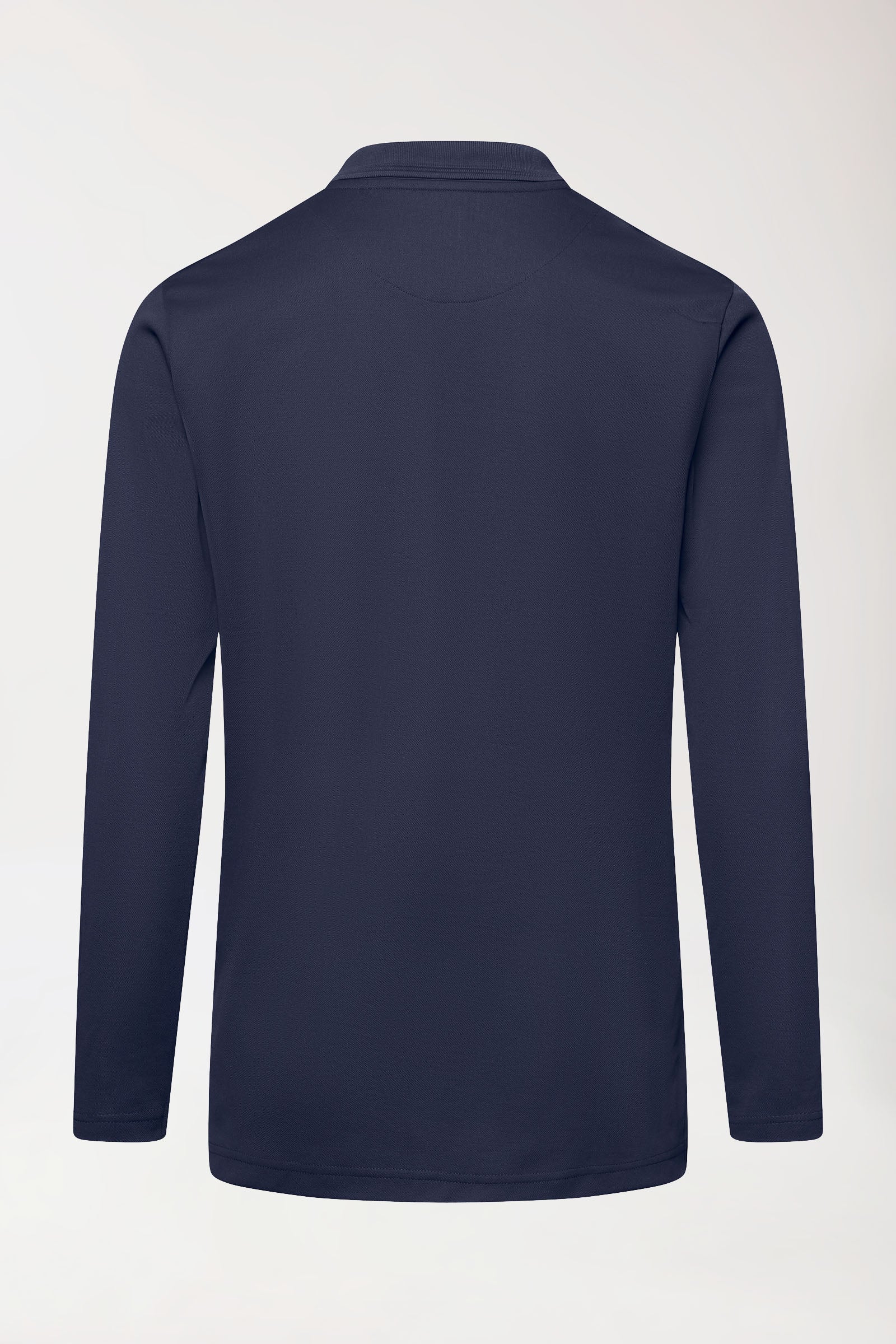 COMFY FLEX stretch longsleeve heren - polokraag navy