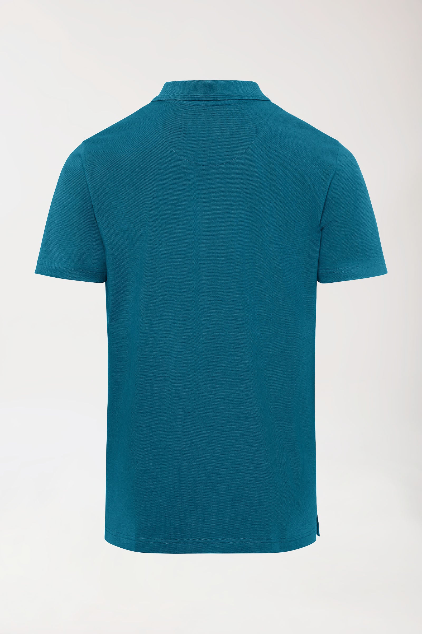 COMFY FLEX stretch shirt heren - polokraag petrol