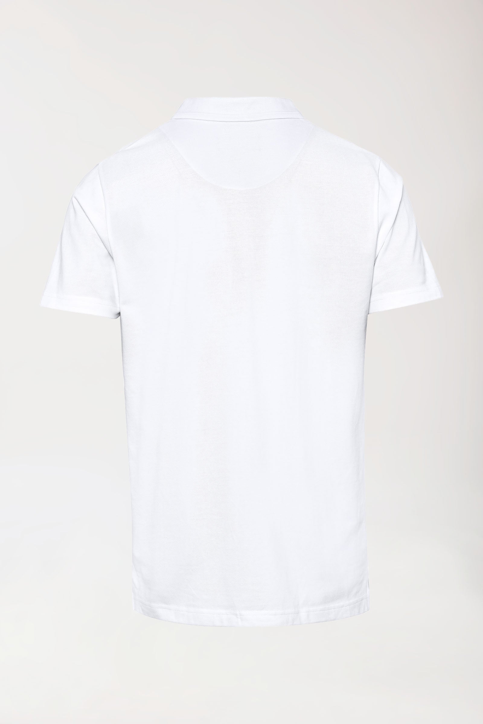 COMFY FLEX stretch shirt heren - polokraag wit