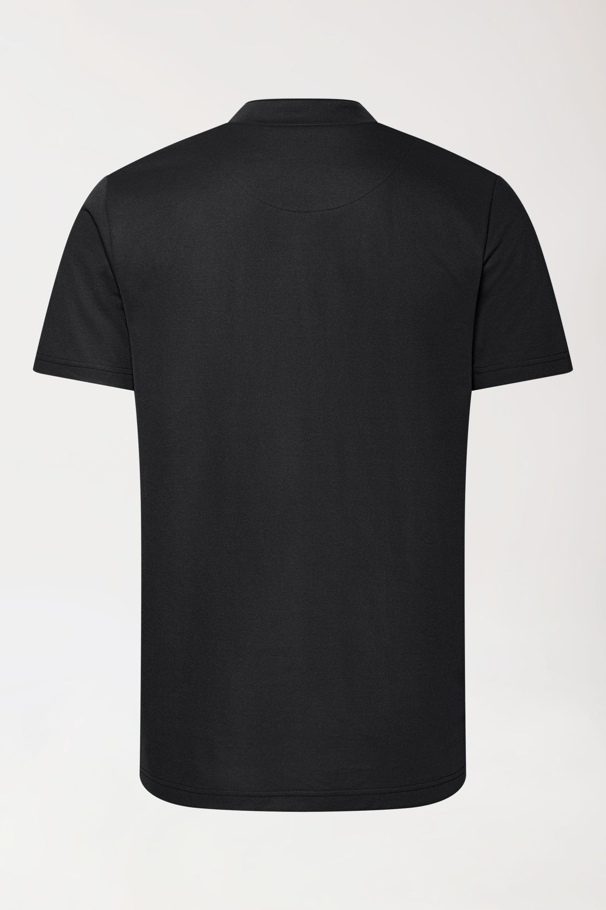 COMFY FLEX stretch shirt heren - opstaande kraag zwart