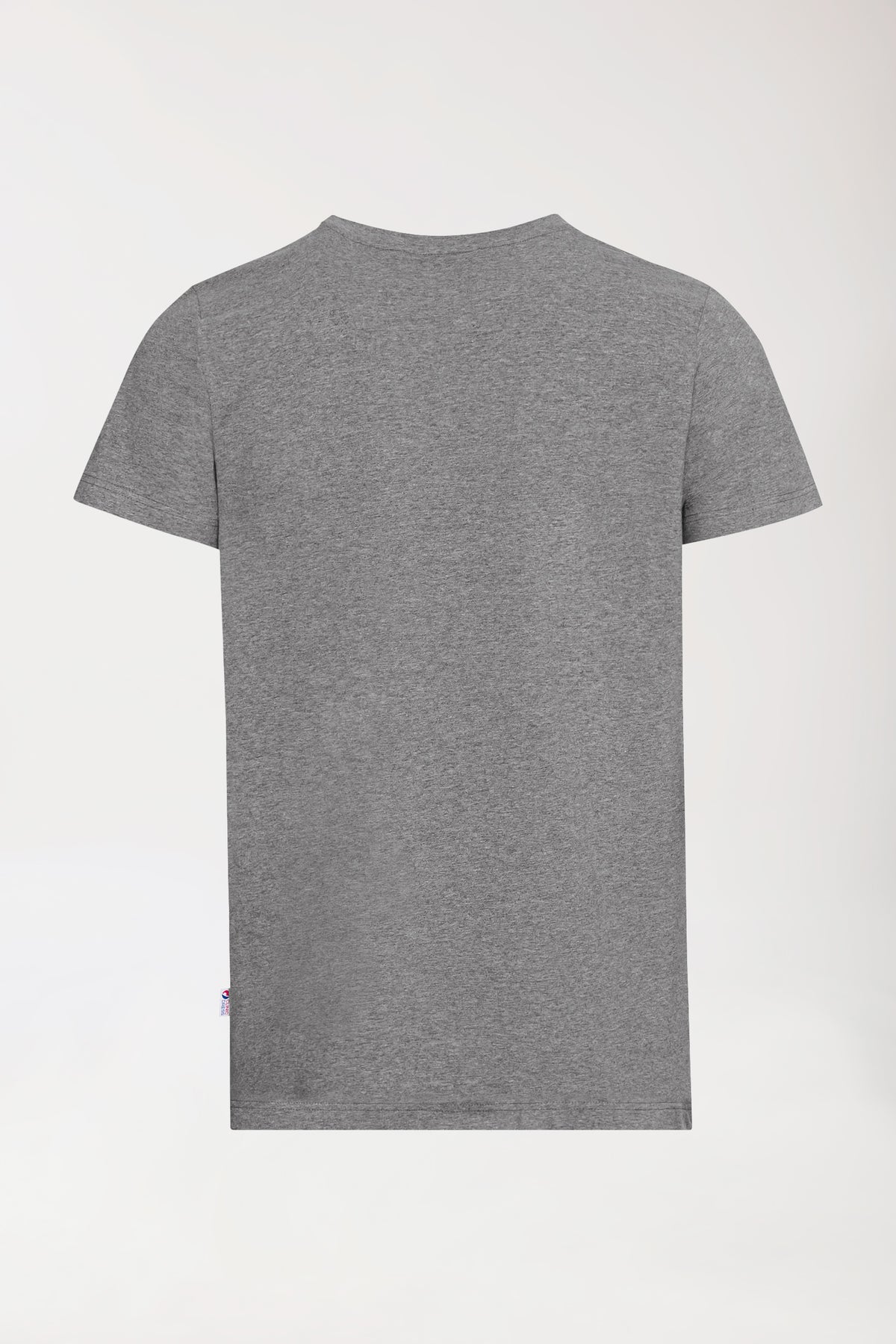 CORE shirt heren - ronde hals donkergrijs melange, Achterzijde view
