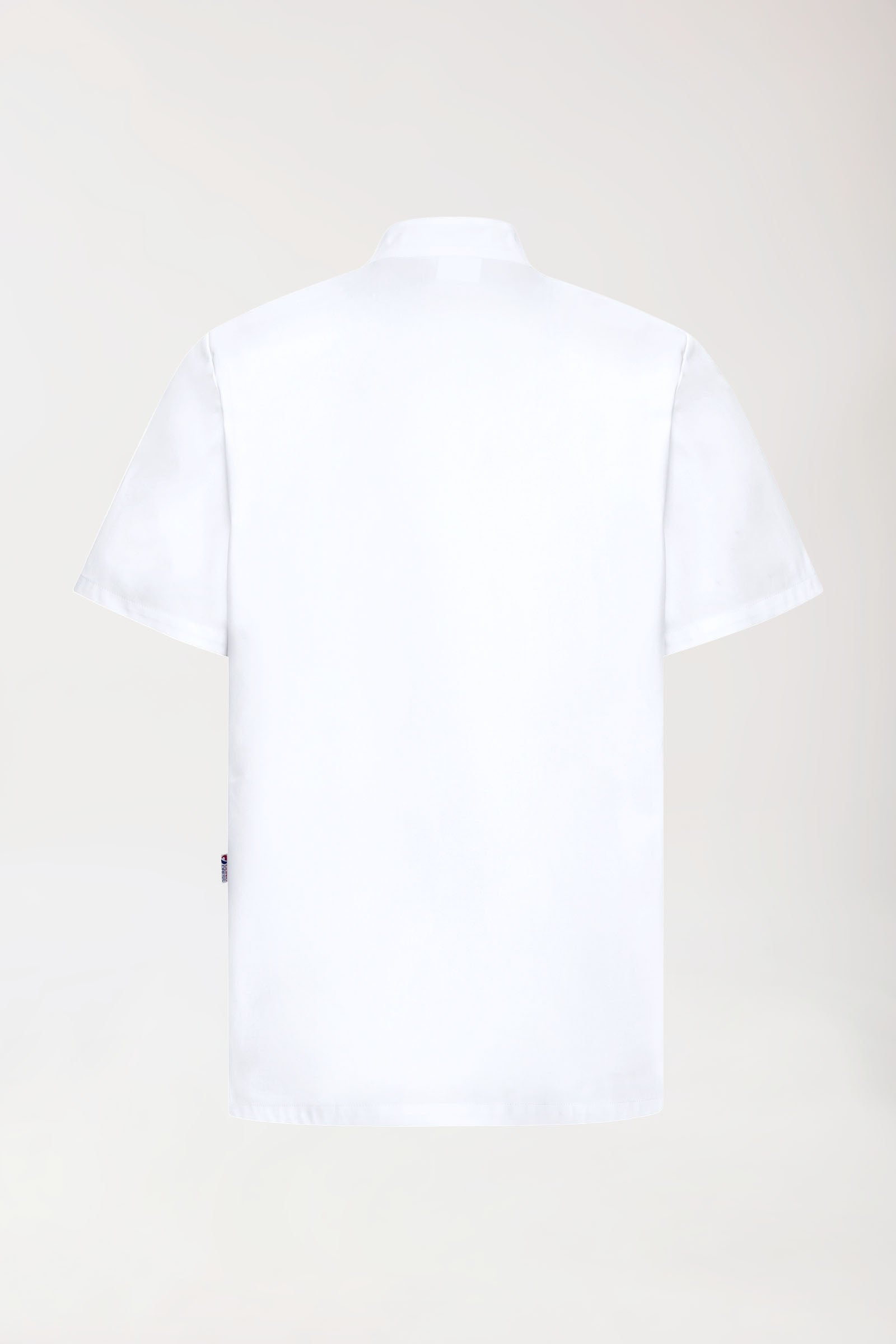 CLINIC STRETCH tuniek heren - doorknoopsluiting wit