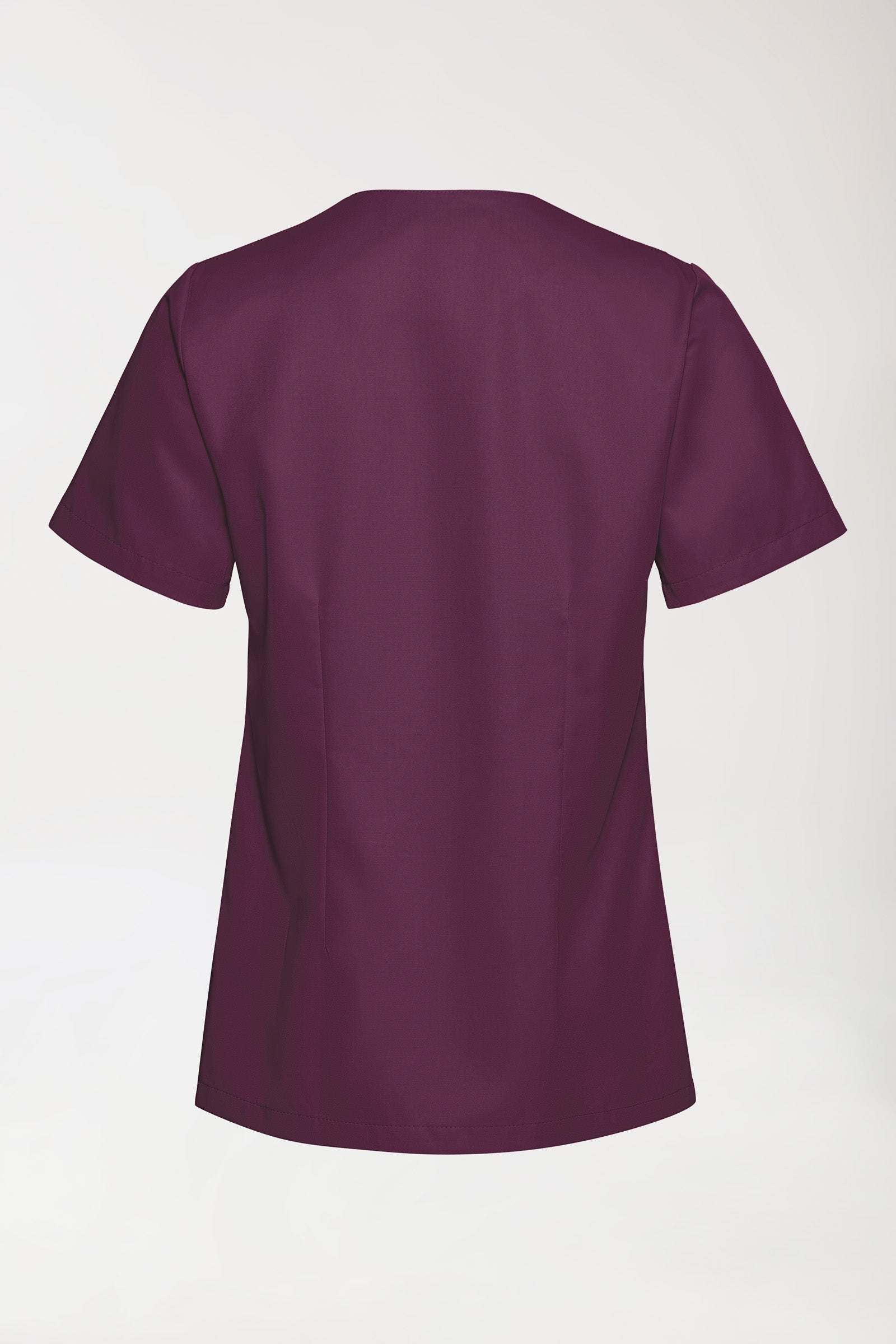 TENCEL™ oversteektuniek dames - V-hals black berry, Achterzijde view