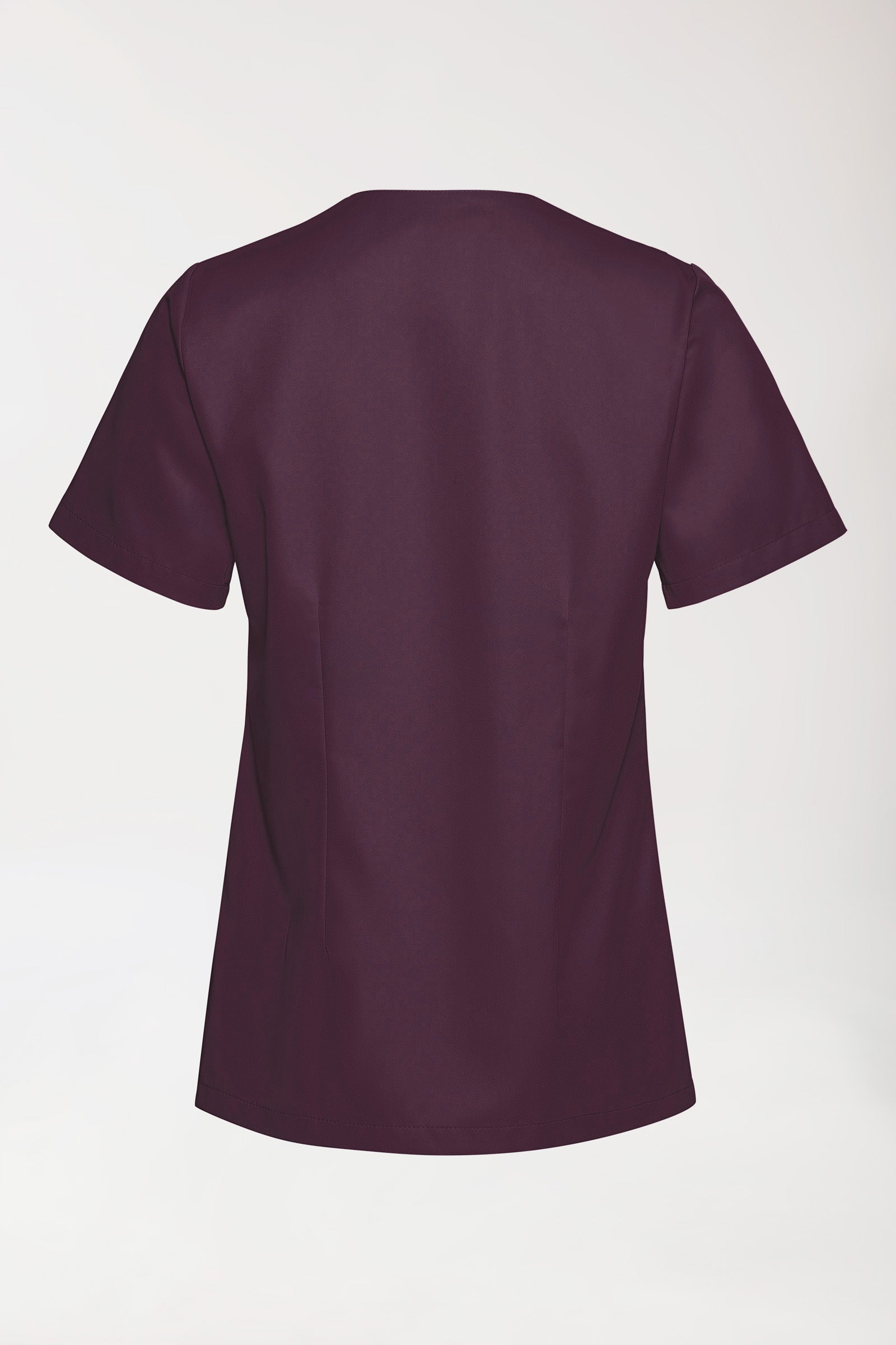 TENCEL™ oversteektuniek dames - V-hals black berry, Achterzijde view