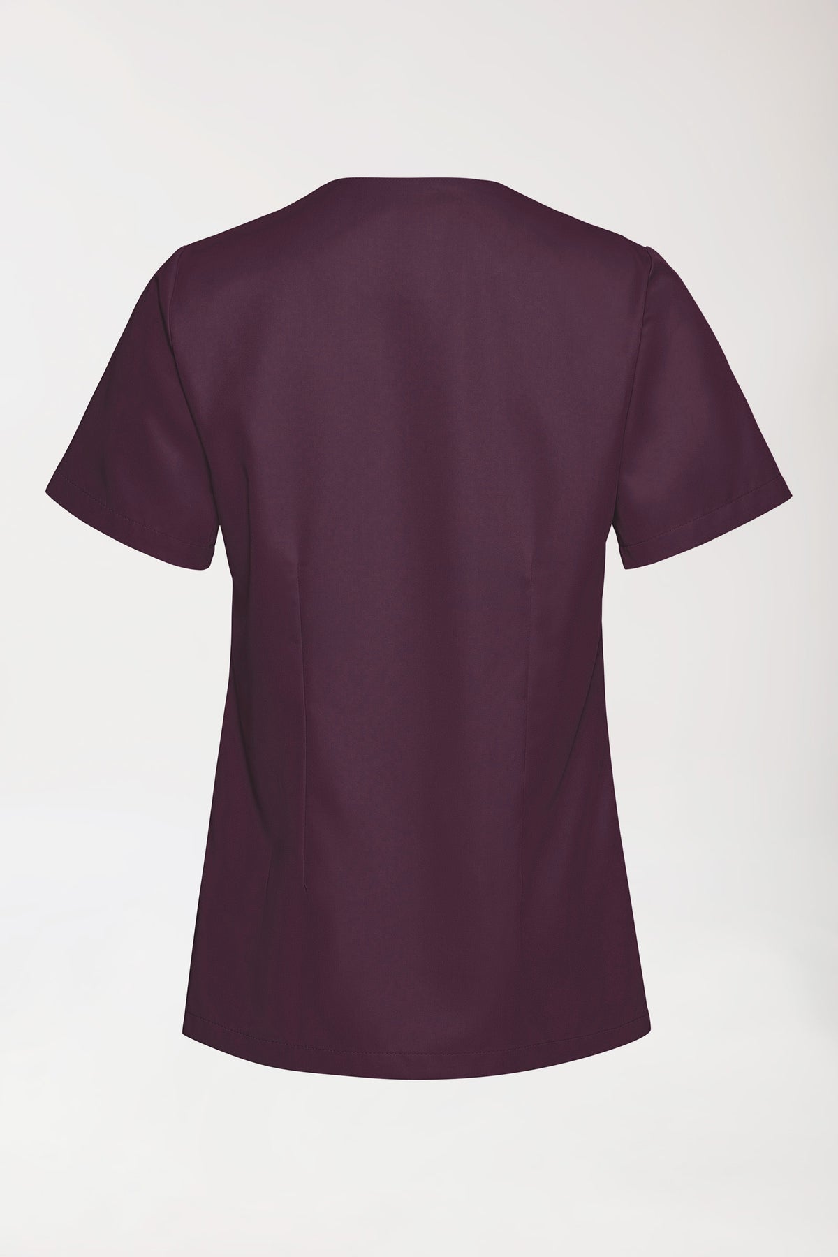 TENCEL™ oversteektuniek dames - V-hals black berry, Achterzijde view