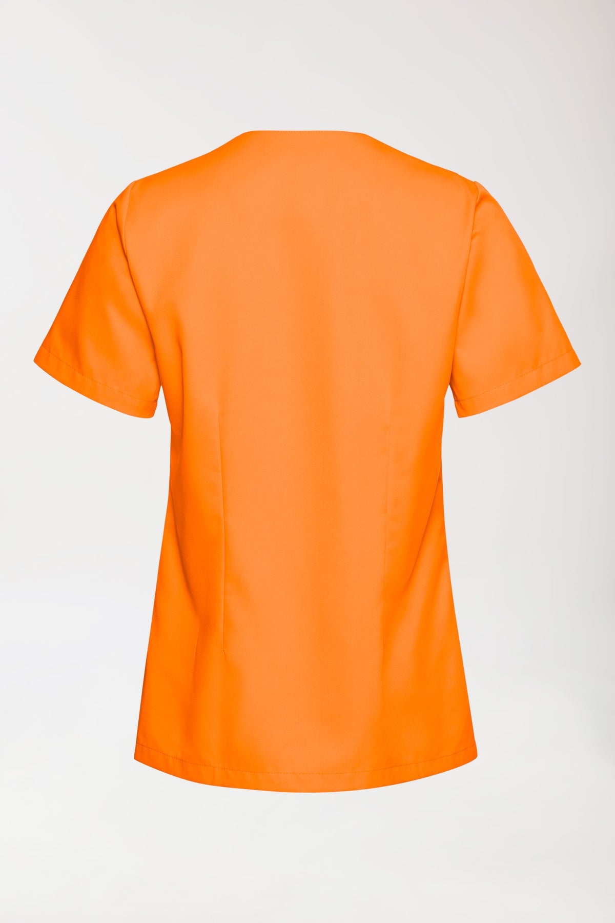 TENCEL™ oversteektuniek dames - V-hals briljant oranje, Achterzijde view