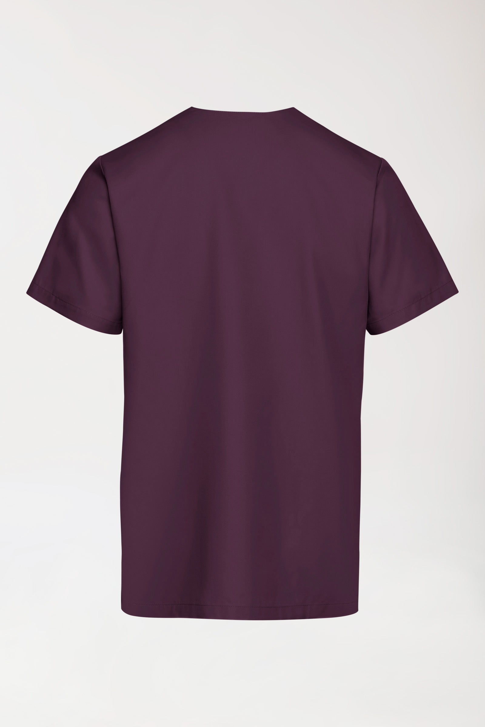 TENCEL™ oversteektuniek heren - V-hals black berry, Achterzijde view