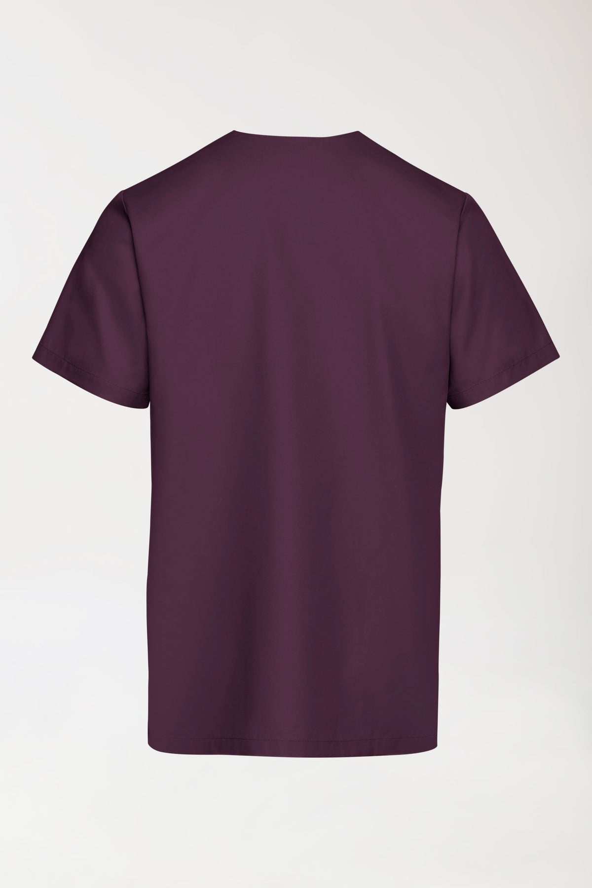 TENCEL™ oversteektuniek heren - V-hals black berry, Achterzijde view