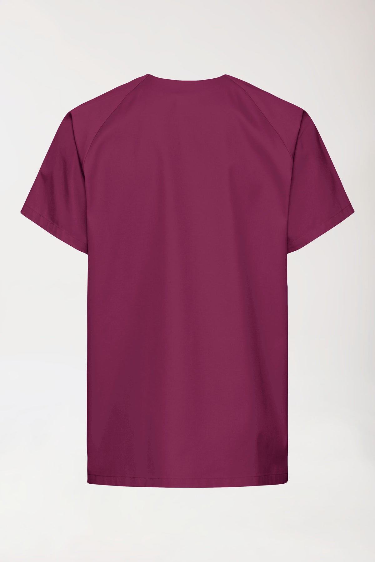 Tuniek-tuniek heren - drukknoopsluiting berry, Achterzijde view