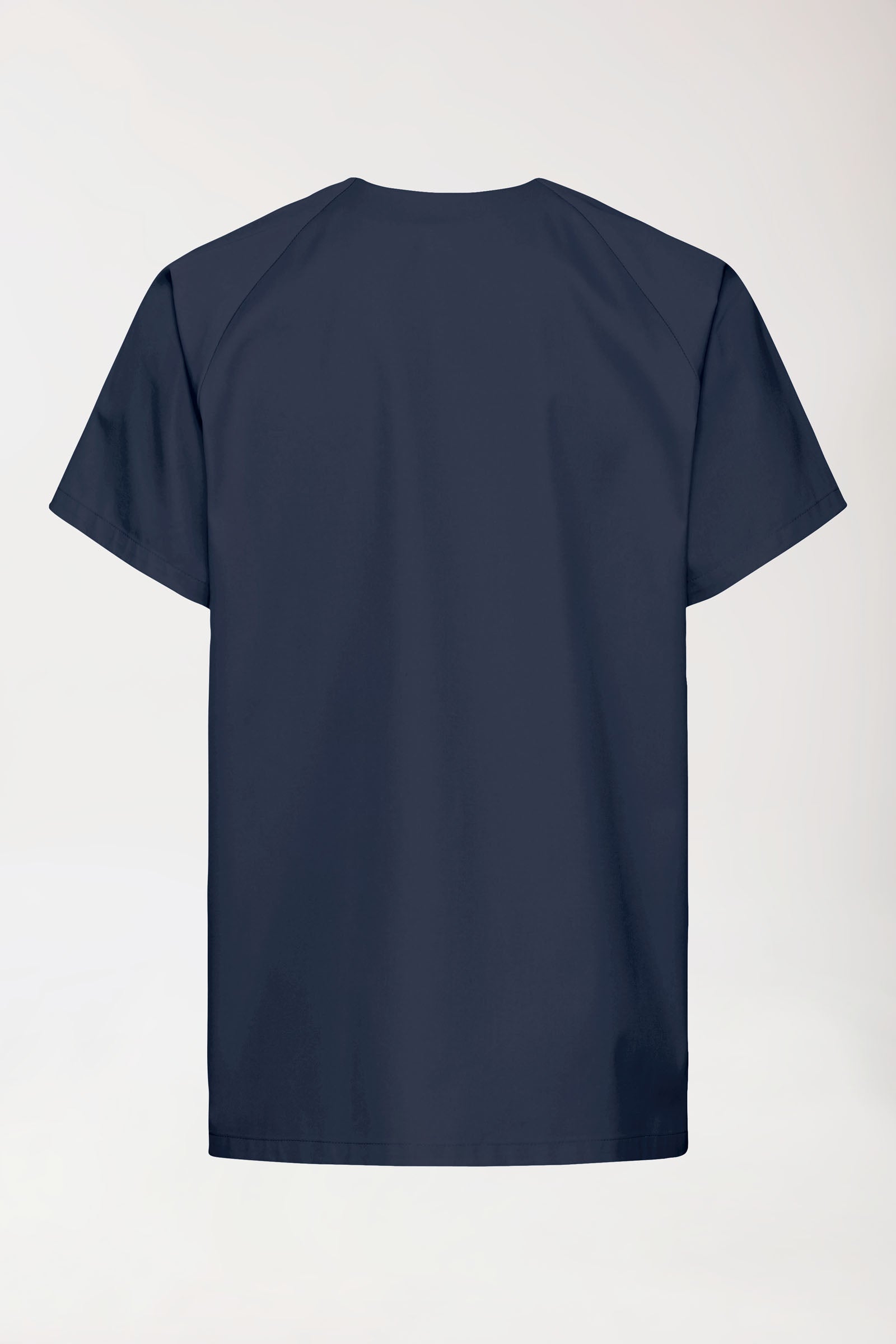 Tuniek-tuniek heren - drukknoopsluiting navy, Achterzijde view