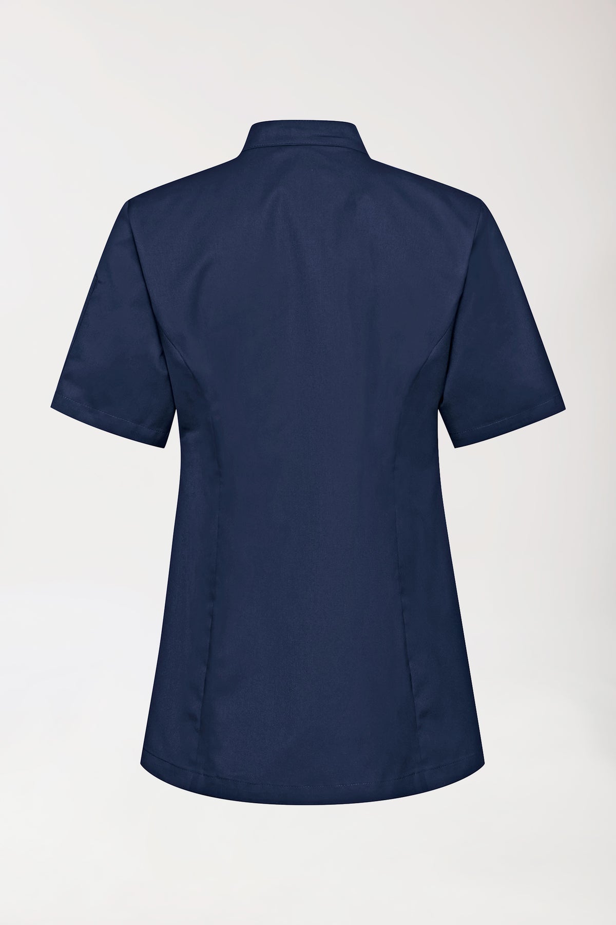Gastro koksjas dames - 1/2 mouw navy, Achterzijde view