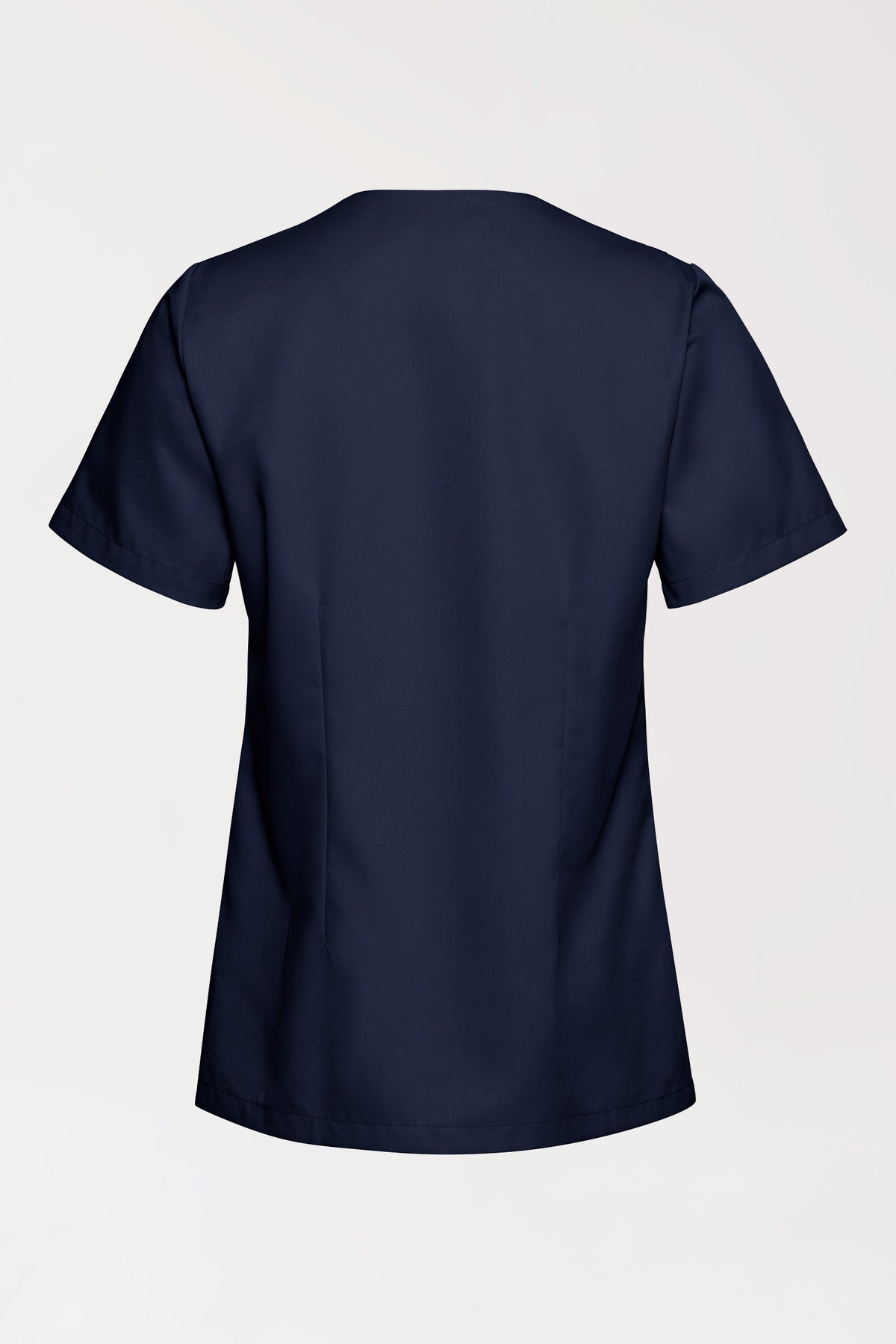TENCEL™ oversteektuniek dames - V-hals navy, Achterzijde view