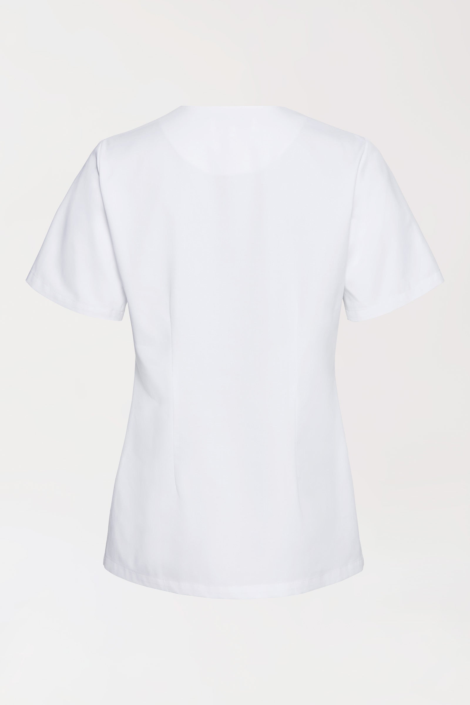 TENCEL™ oversteektuniek dames - V-hals wit, Achterzijde view