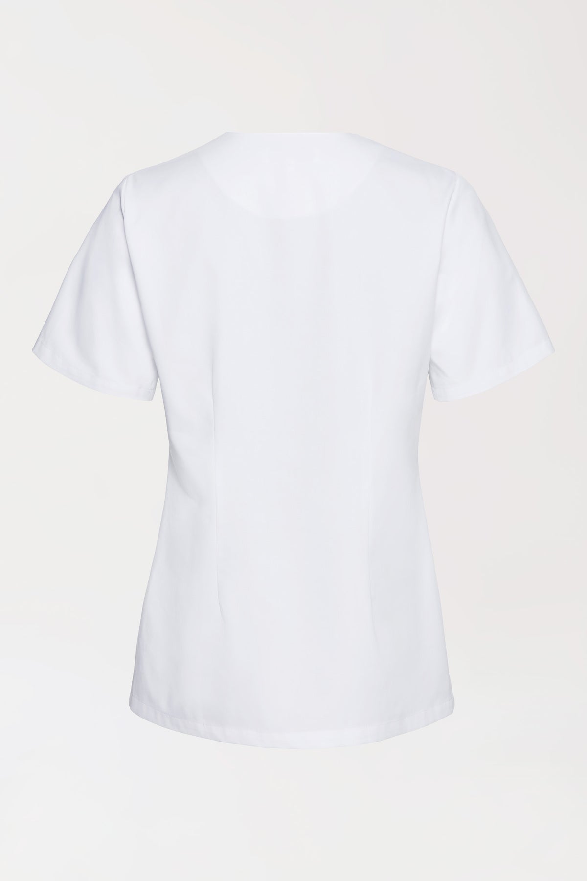 TENCEL™ oversteektuniek dames - V-hals wit, Achterzijde view