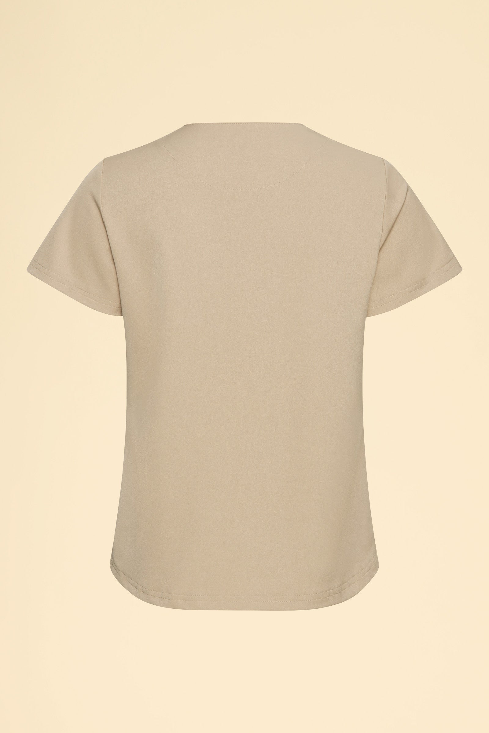 KAERE shirt dames - ronde hals zand, Achterzijde view