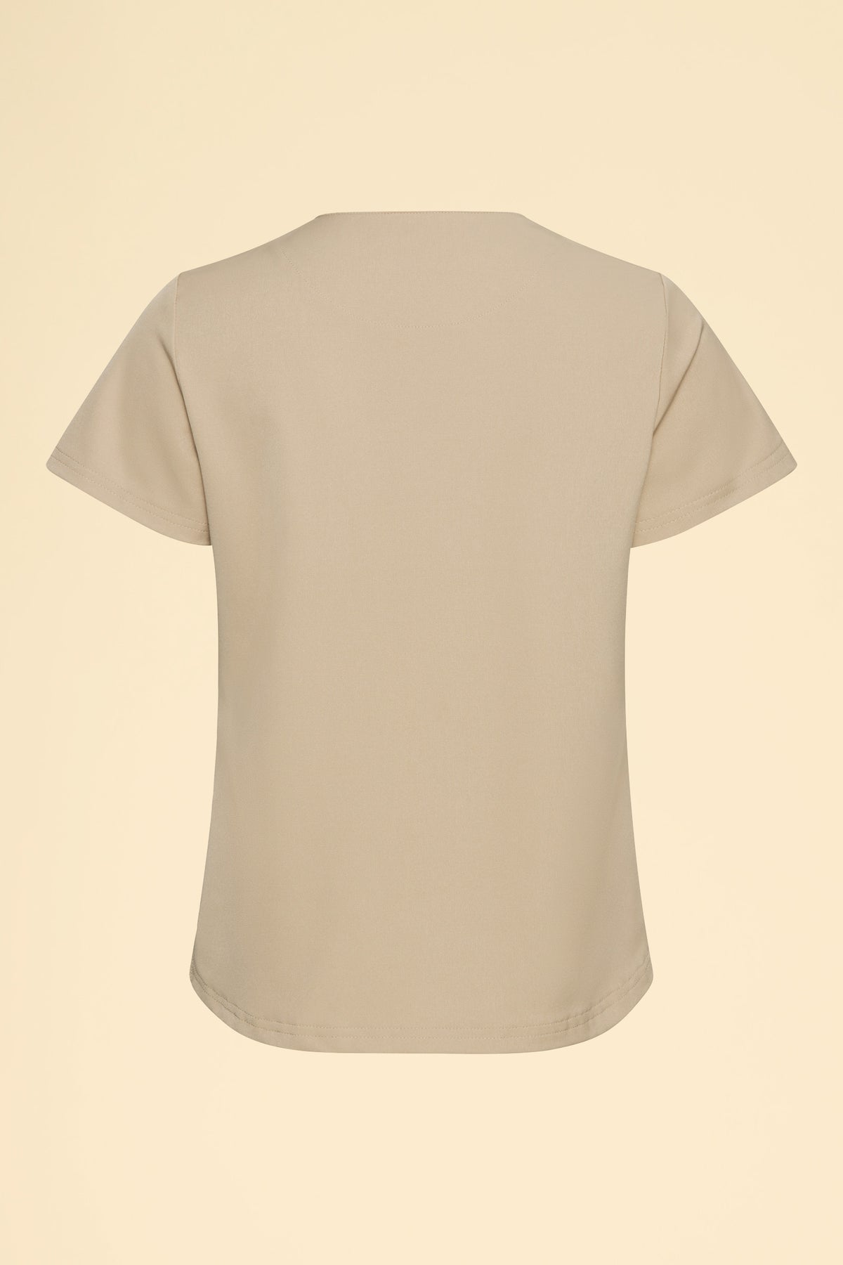 KAERE shirt dames - ronde hals zand, Achterzijde view