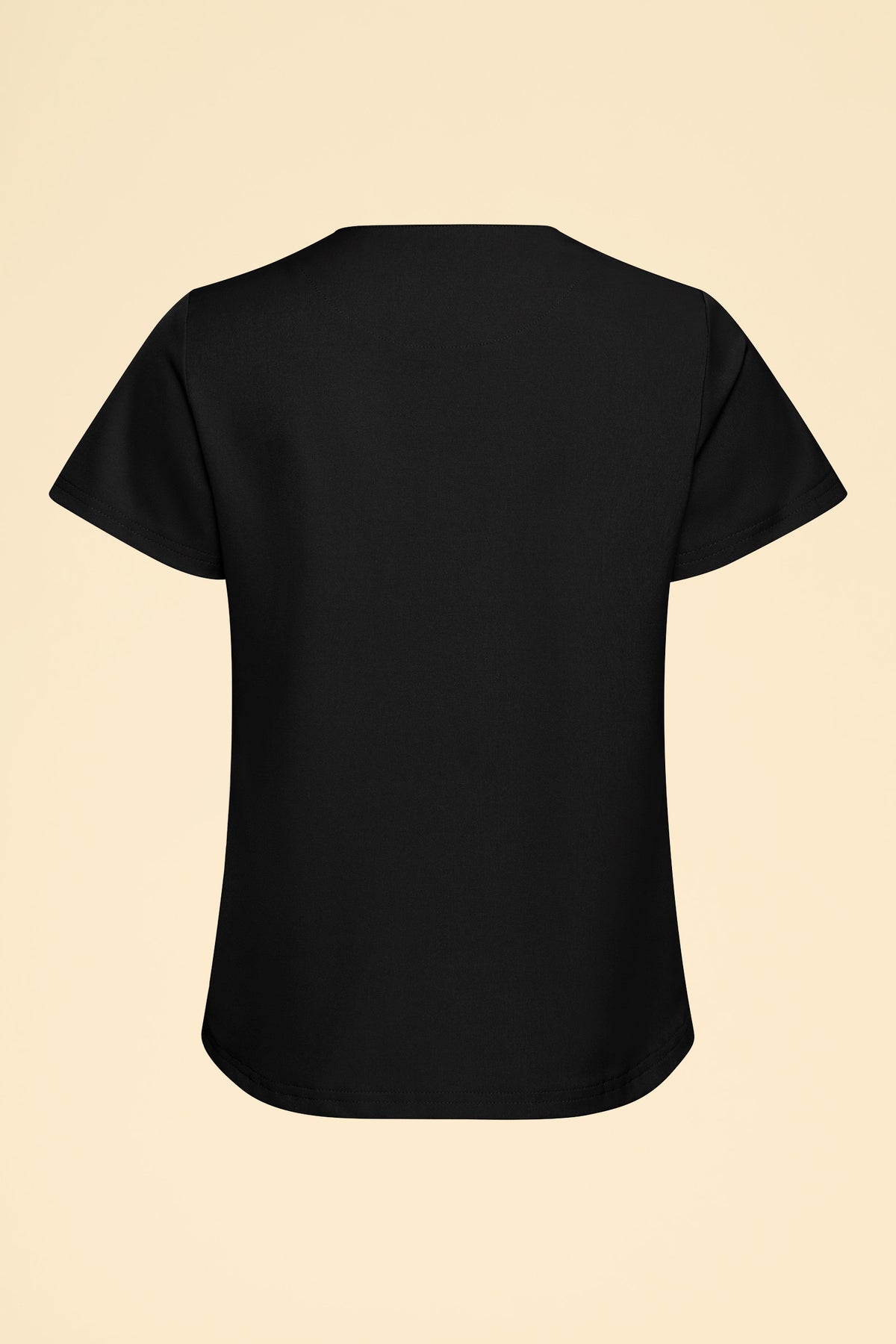 KAERE shirt dames - ronde hals zwart, Achterzijde view